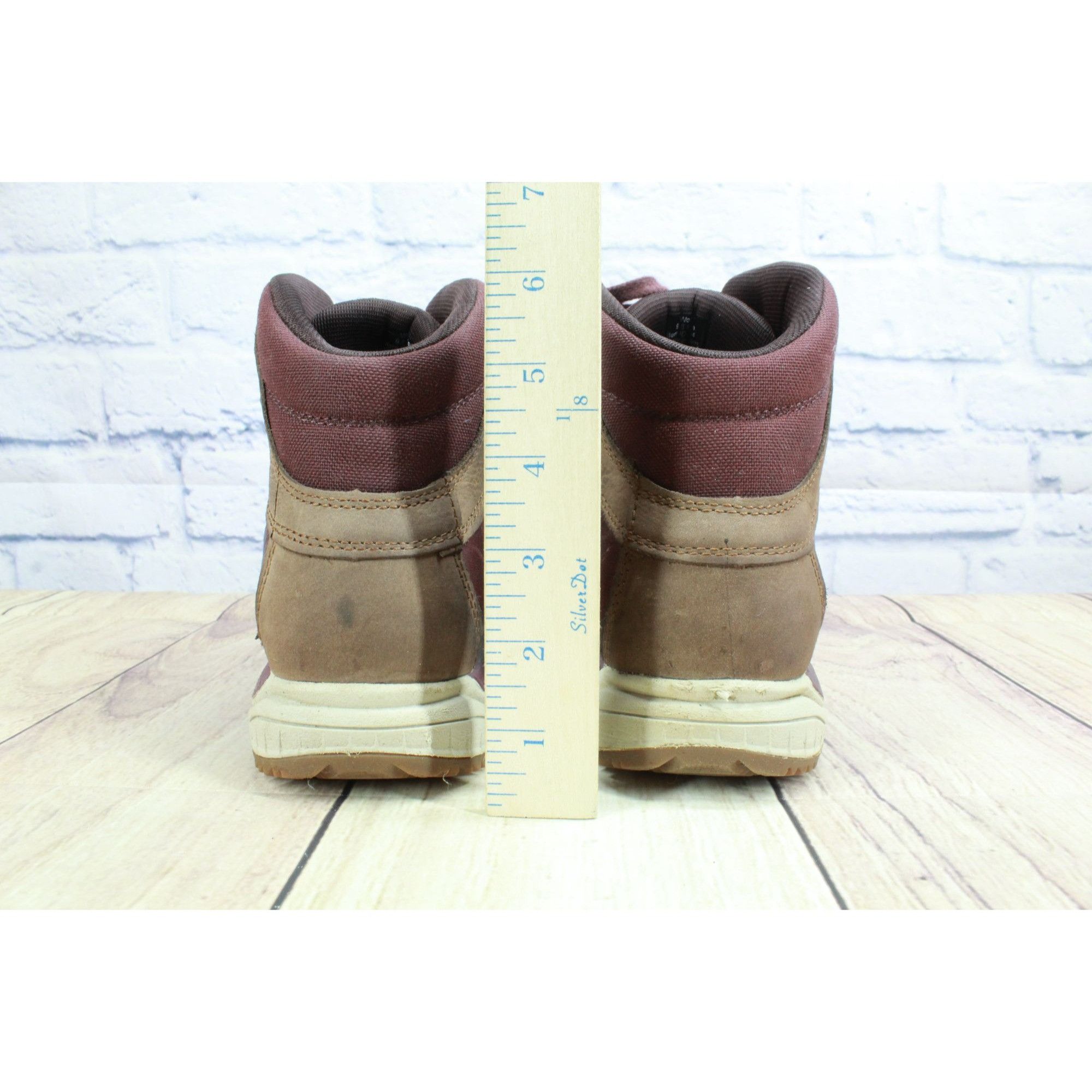 L.L. Bean × Leather LL Bean Alpine Burgundy Leather Waterproof Hiking Boots Size US 9.5 / IT 39.5 - 6 Thumbnail