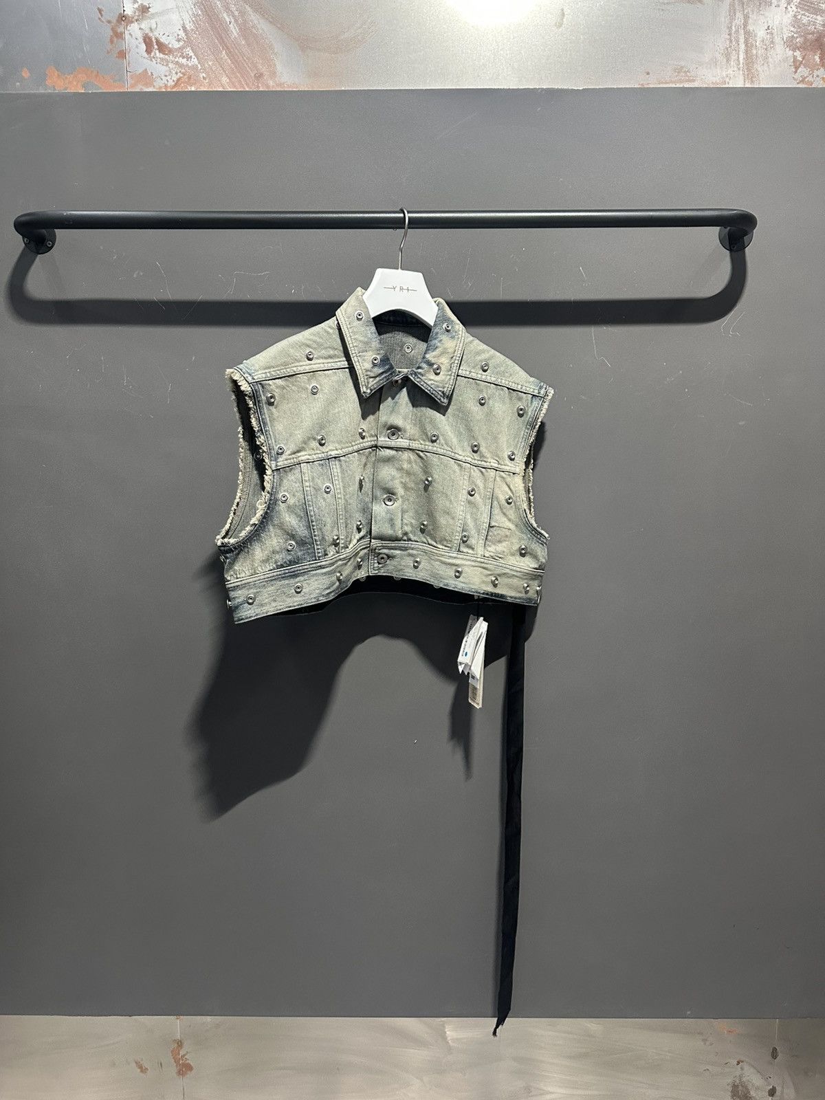 Rick Owens × Rick Owens Drkshdw Rick Owens Drkshdw SL Jumbo worker jacket cropped Size S / US 4 / IT 40 - 1 Thumbnail