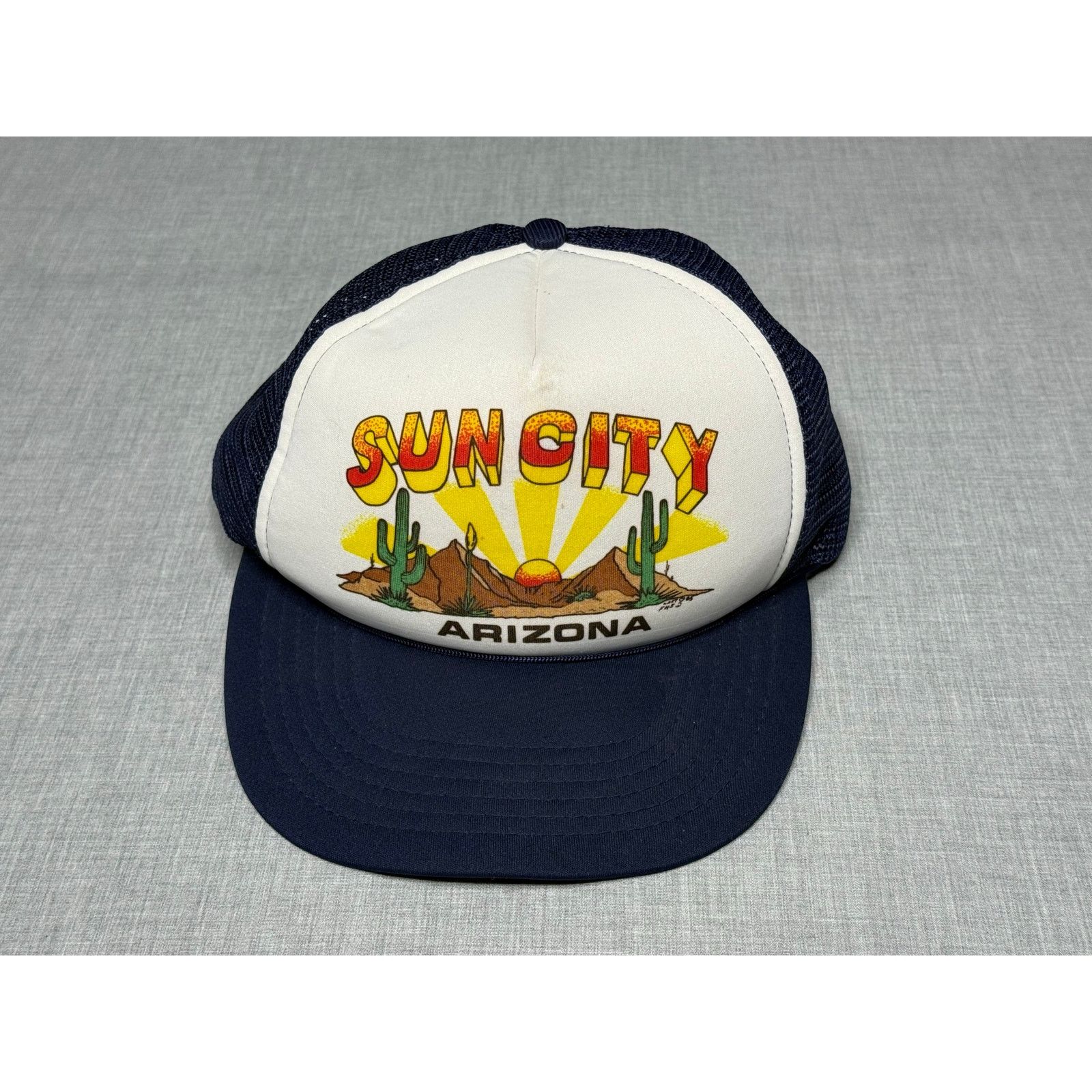 Vintage Vintage 80s Sun City Arizona Snapback Trucker Hat Size ONE SIZE - 2 Thumbnail