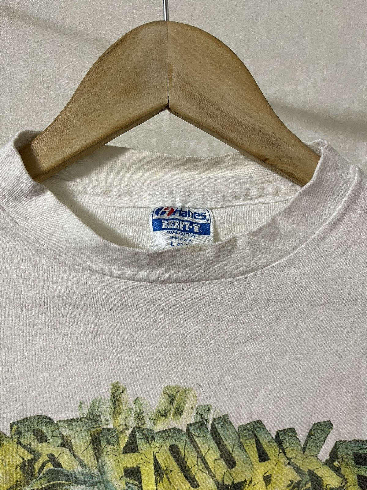 Vintage Earthquake Vintage Universal Studios 80s Rare Cinema T Shirt Size US L / EU 52-54 / 3 - 3 Thumbnail
