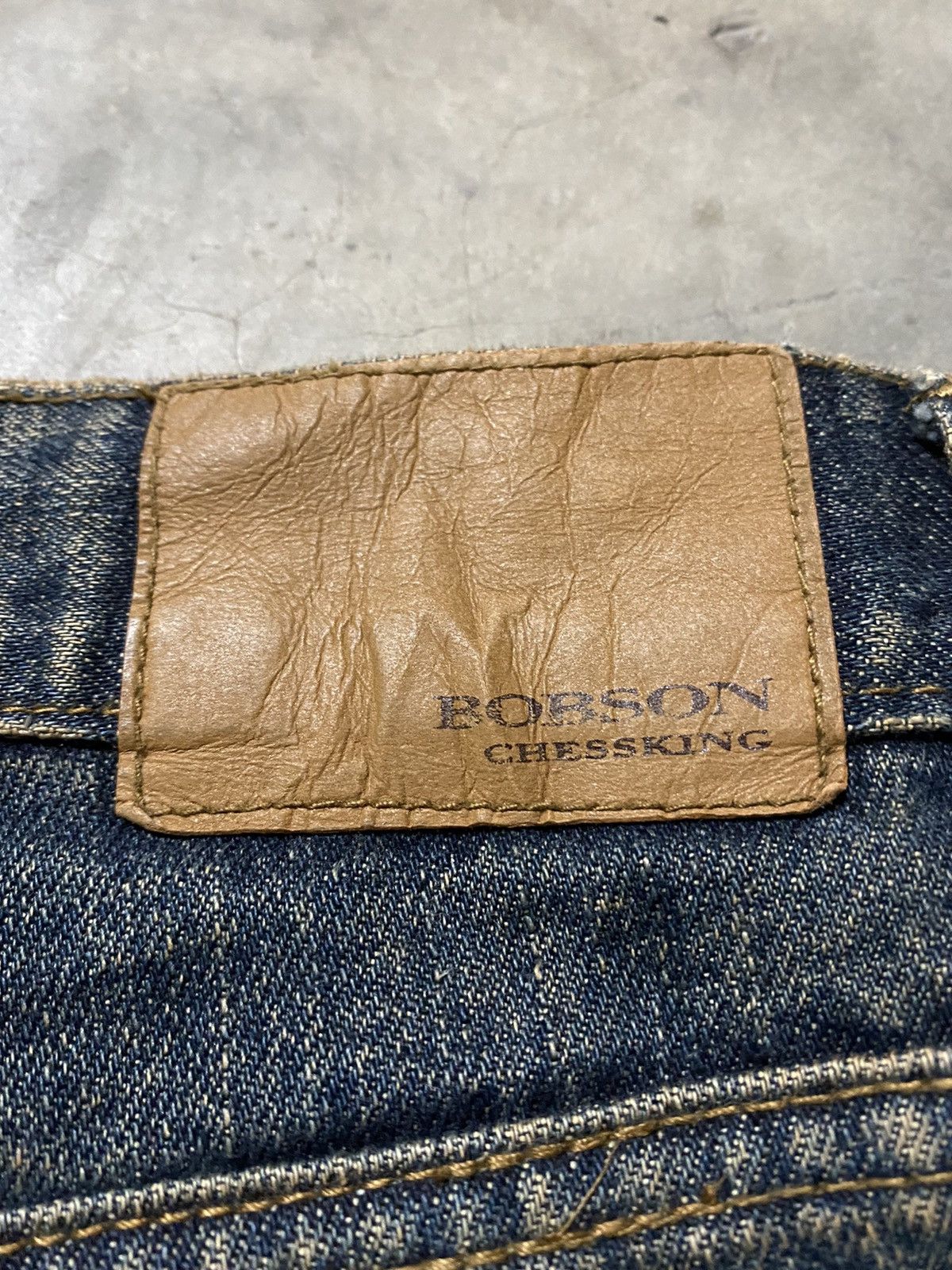 Japanese Brand Flare Jeans Japanese Bobson Mud Rusty Distressed Baggy Jeans Size US 31 - 15 Thumbnail