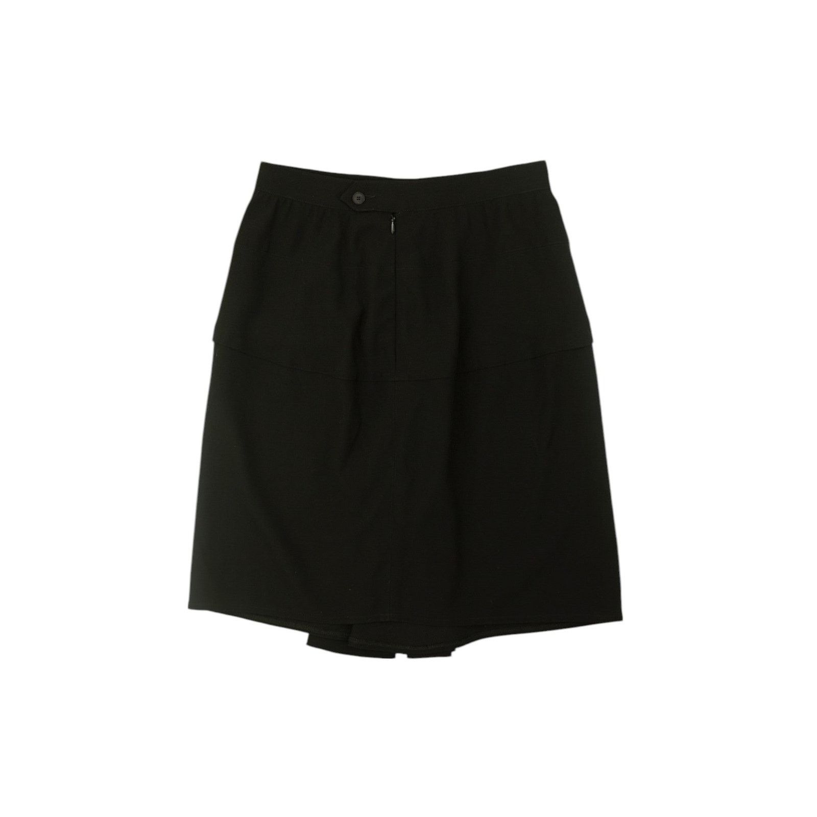 Alaia Back Pleated Black Skirt Size 27" / US 4 / IT 40 - 2 Thumbnail
