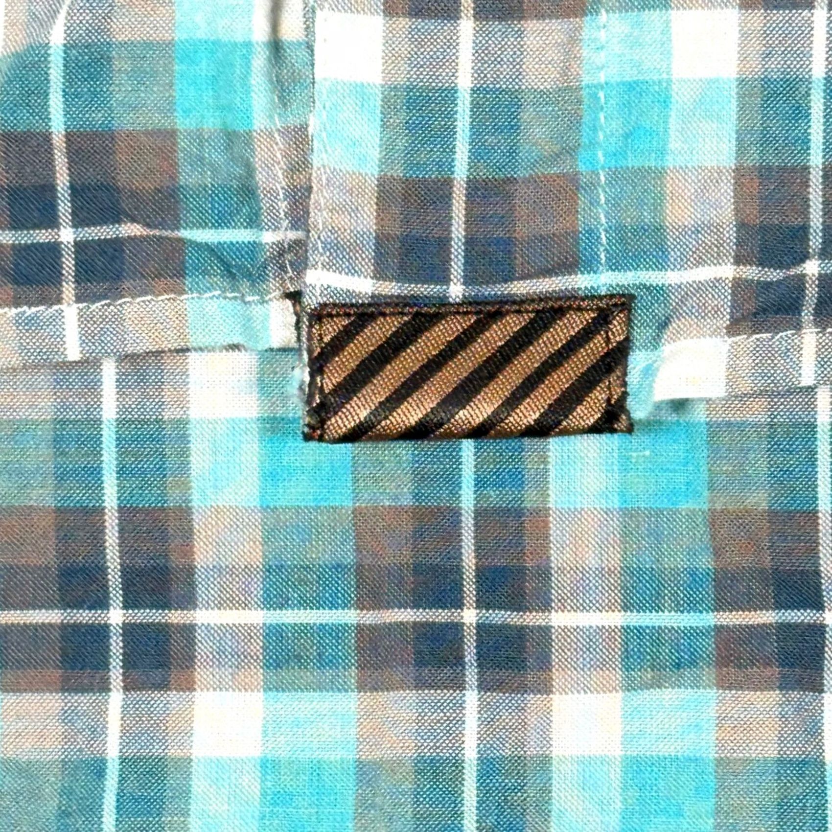 Billy Reid Billy Reid Plaid Button Up Shirt Small Standard Cut Office LS Blue Brown Preppy Size US S / EU 44-46 / 1 - 6 Thumbnail