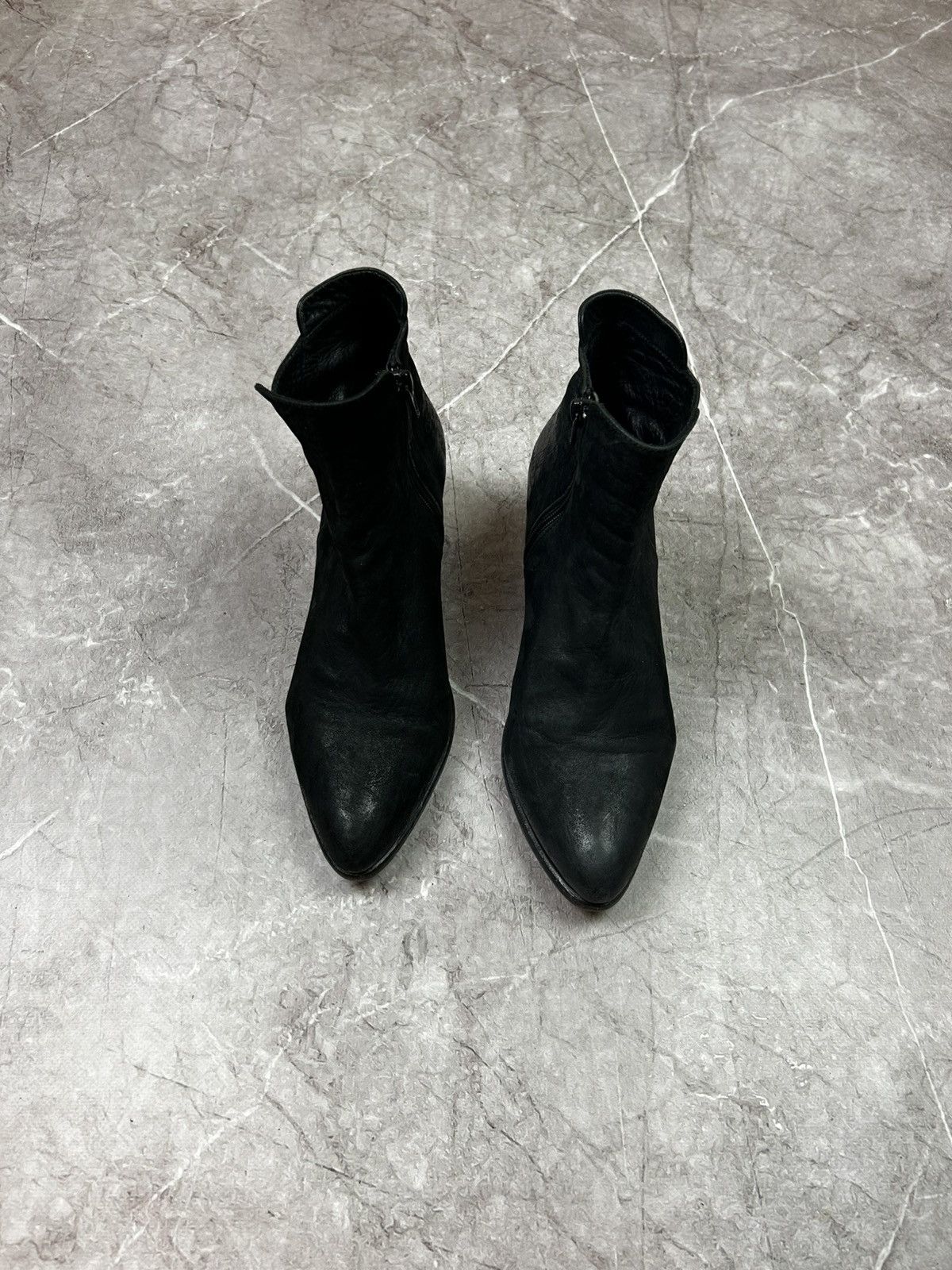 The Last Conspiracy The Last Conspiracy Black Soft Leather Ankle Boots Size 37 Size US 7 / IT 37 - 11 Thumbnail