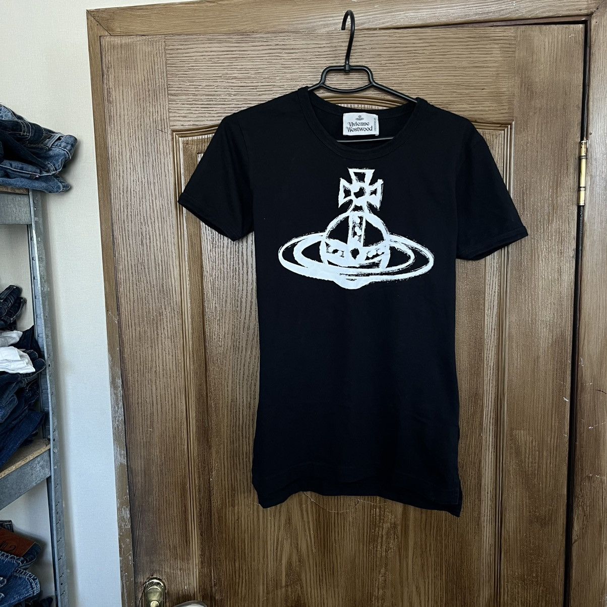Vivienne Westwood Vivienne westwood t-shirt big logo Size US S / EU 44-46 / 1 - 1 Thumbnail