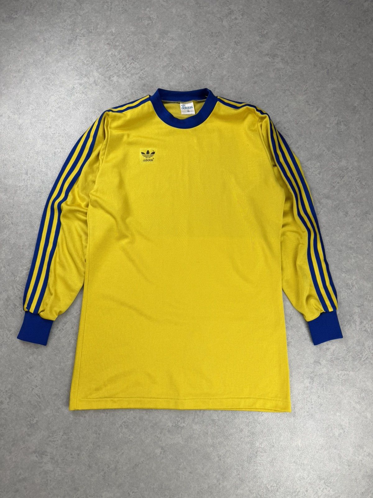 Adidas Adidas Vintage 1970s Soccer Jersey Made in West Germany Size US L / EU 52-54 / 3 - 1 Thumbnail