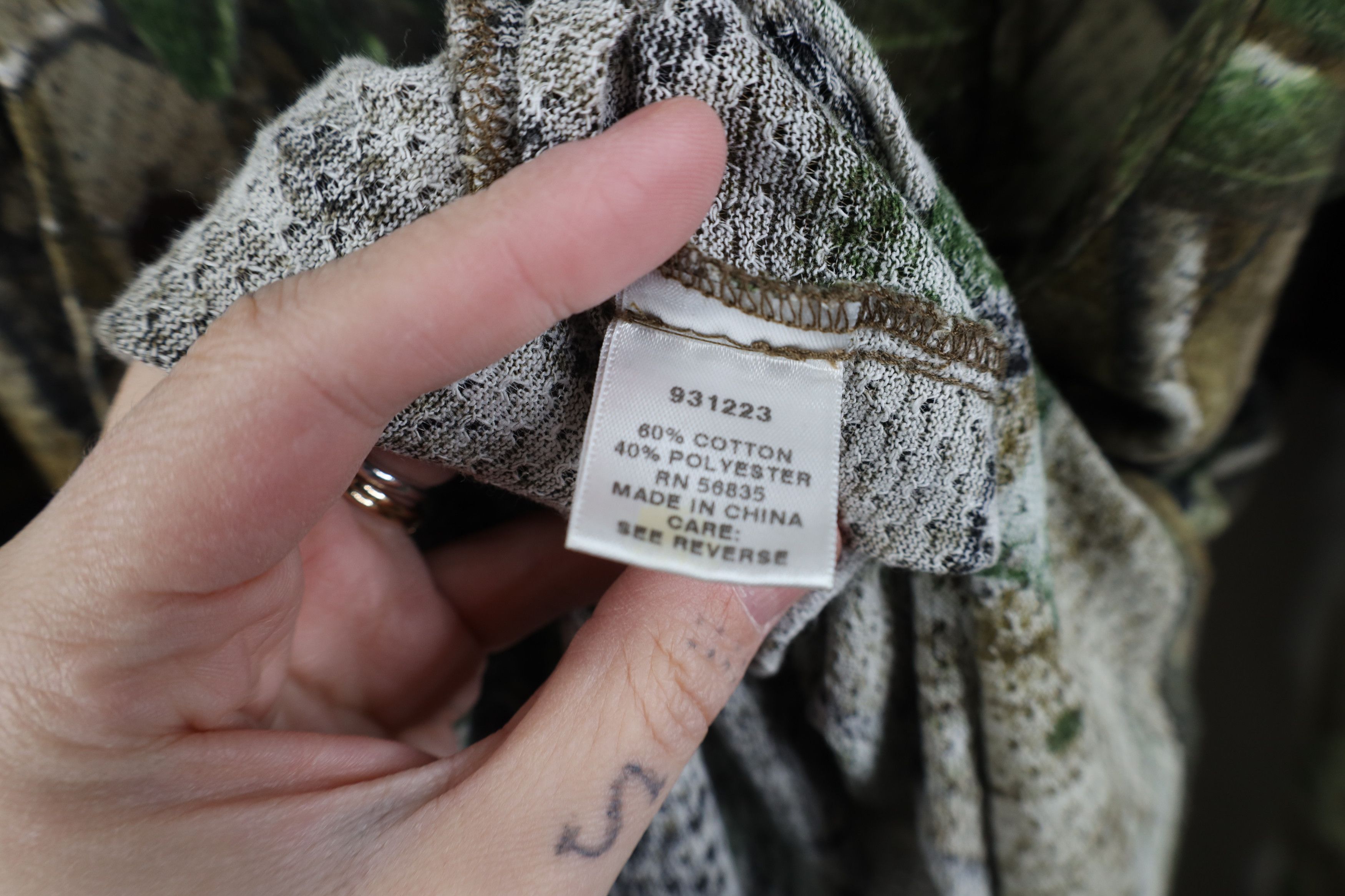 Cabelas Vintage 90s Y2K Cabelas Mesh Camouflage Hunting Button Shirt Size US XL / EU 56 / 4 - 9 Thumbnail