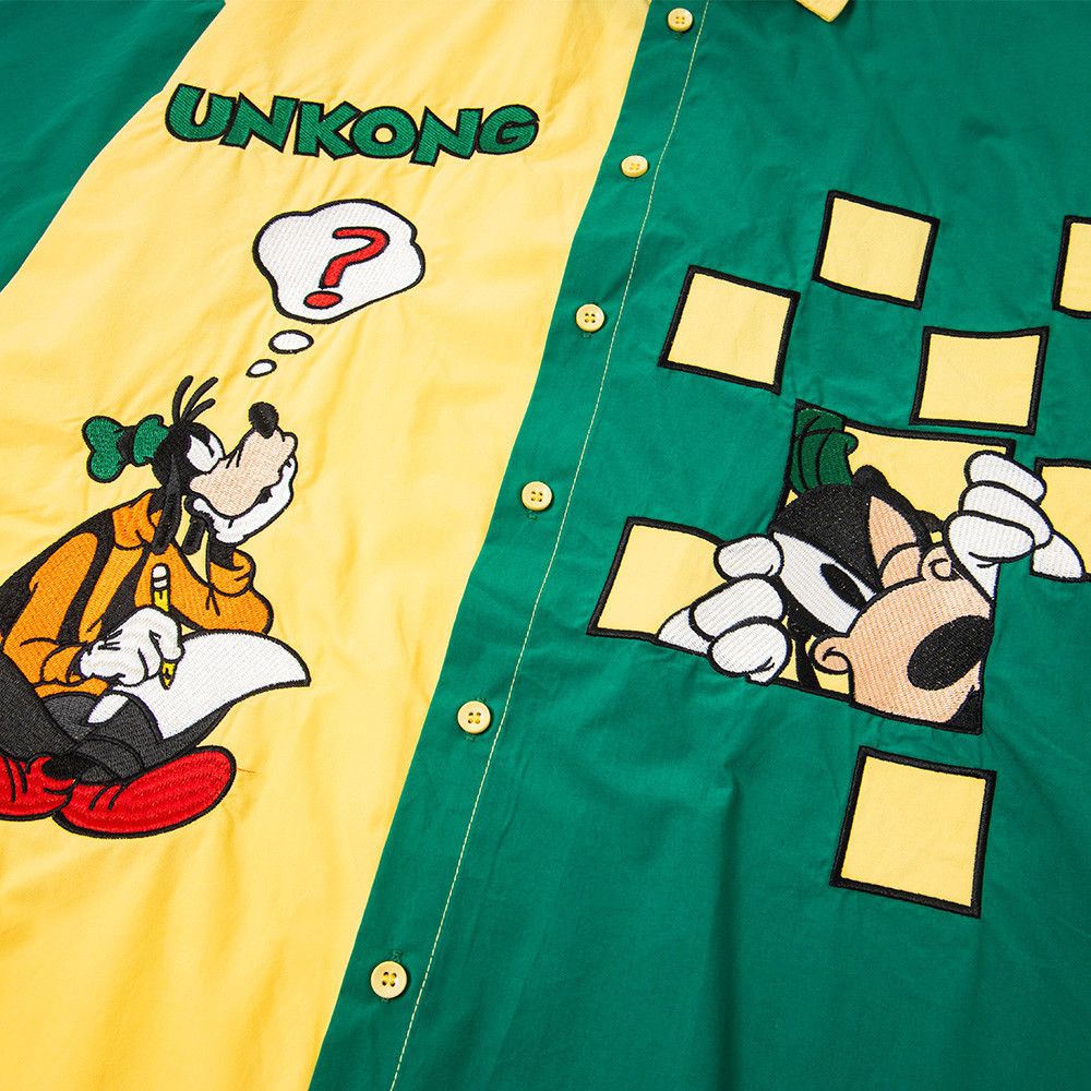 Japanese Brand × Vintage Men's funny cartoon embroidered stitching shirt Size US M / EU 48-50 / 2 - 5 Thumbnail