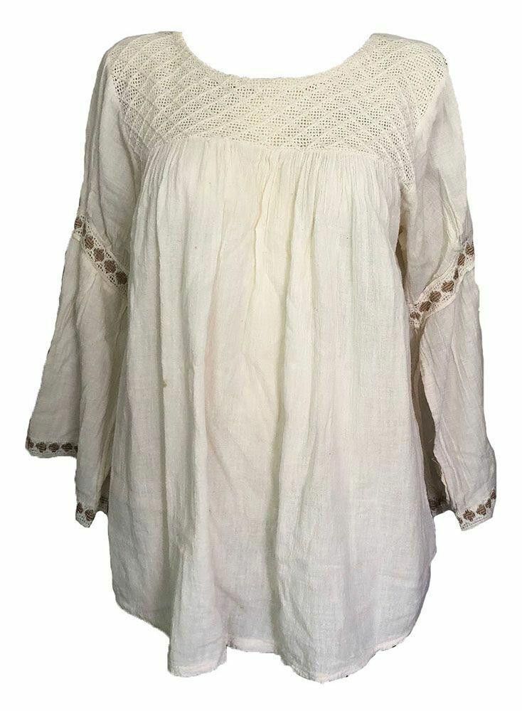 Designer Pre Owned White Blouse Xl Size XL / US 12-14 / IT 48-50 - 1 Thumbnail