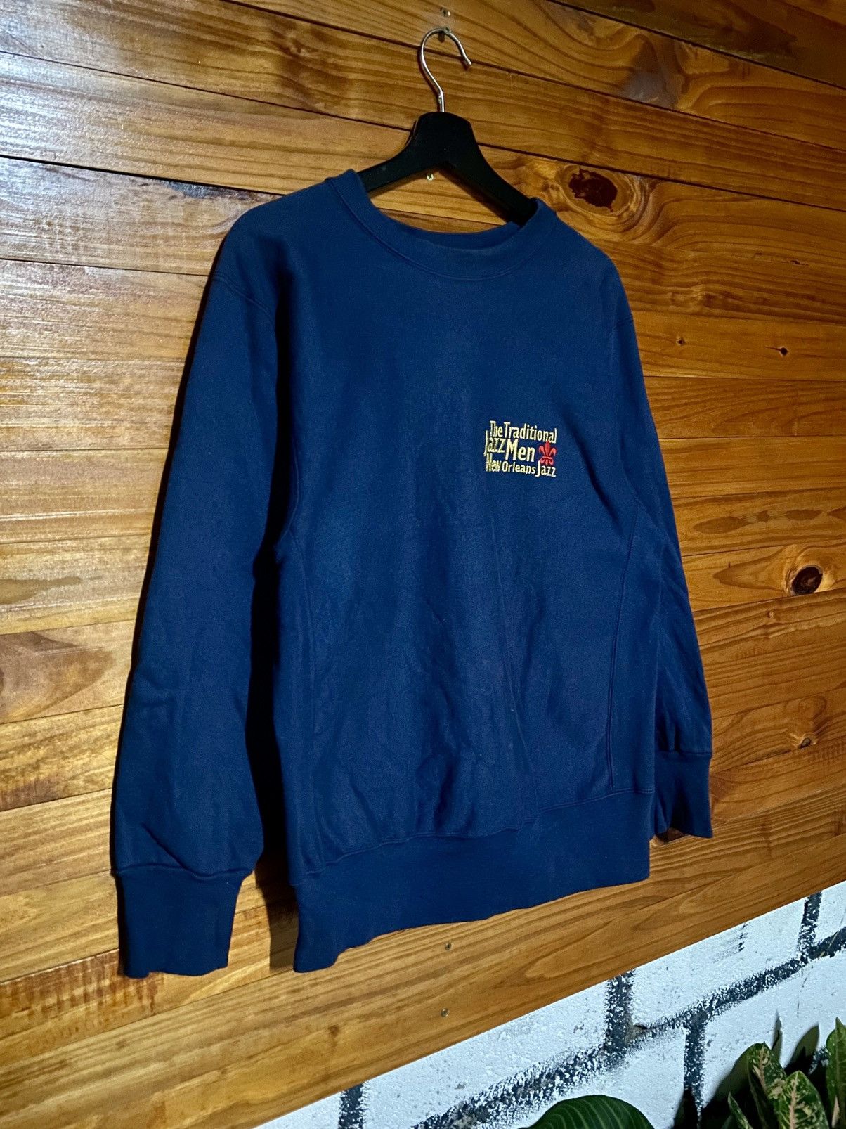 Vintage Vintage 90s The Traditional Jazz Men New Orleans Sweatshirt Size US M / EU 48-50 / 2 - 9 Thumbnail