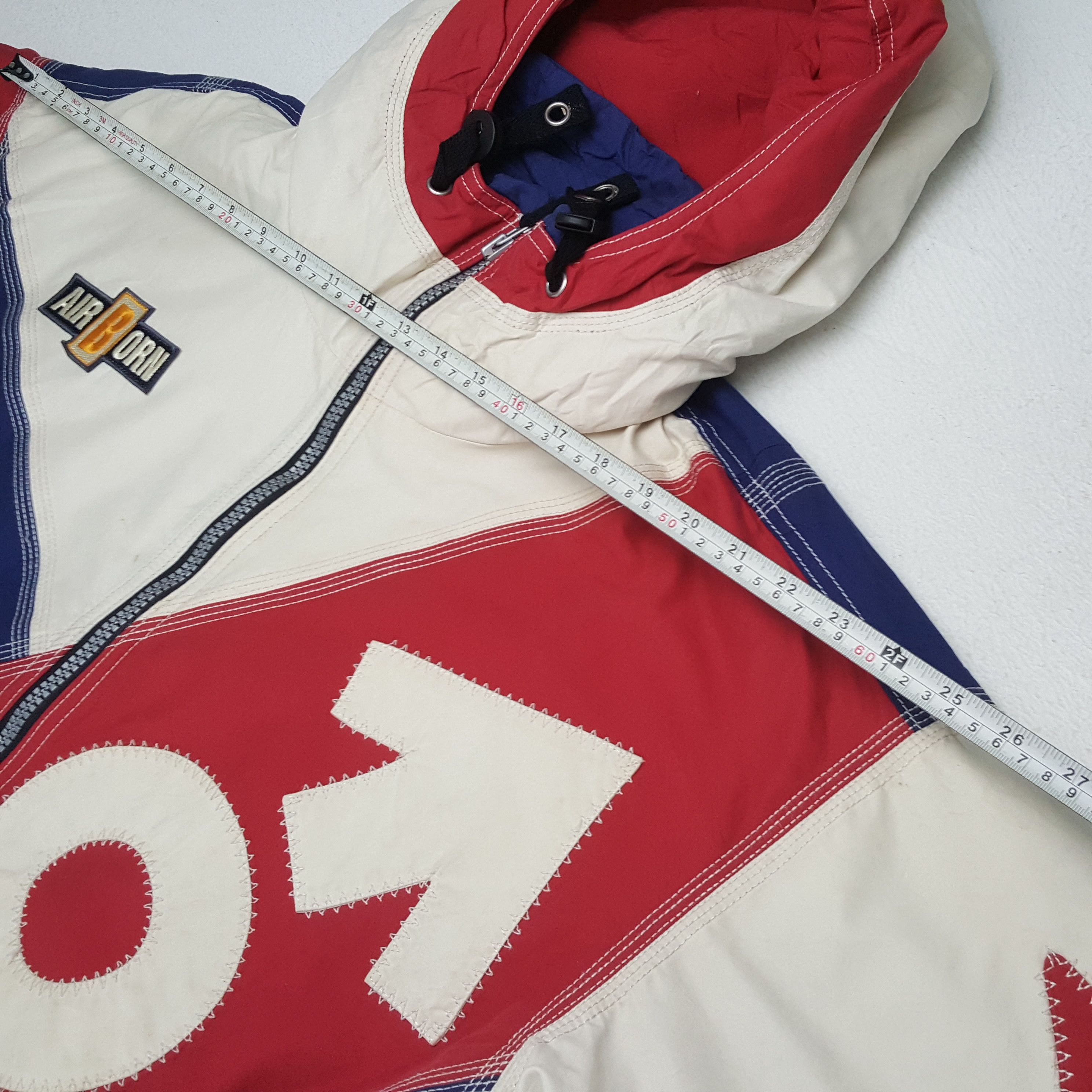 Japanese Brand × Vintage Vintage AIR BORN Japanese Streetwear Jacket c281n2 Size US XL / EU 56 / 4 - 5 Thumbnail