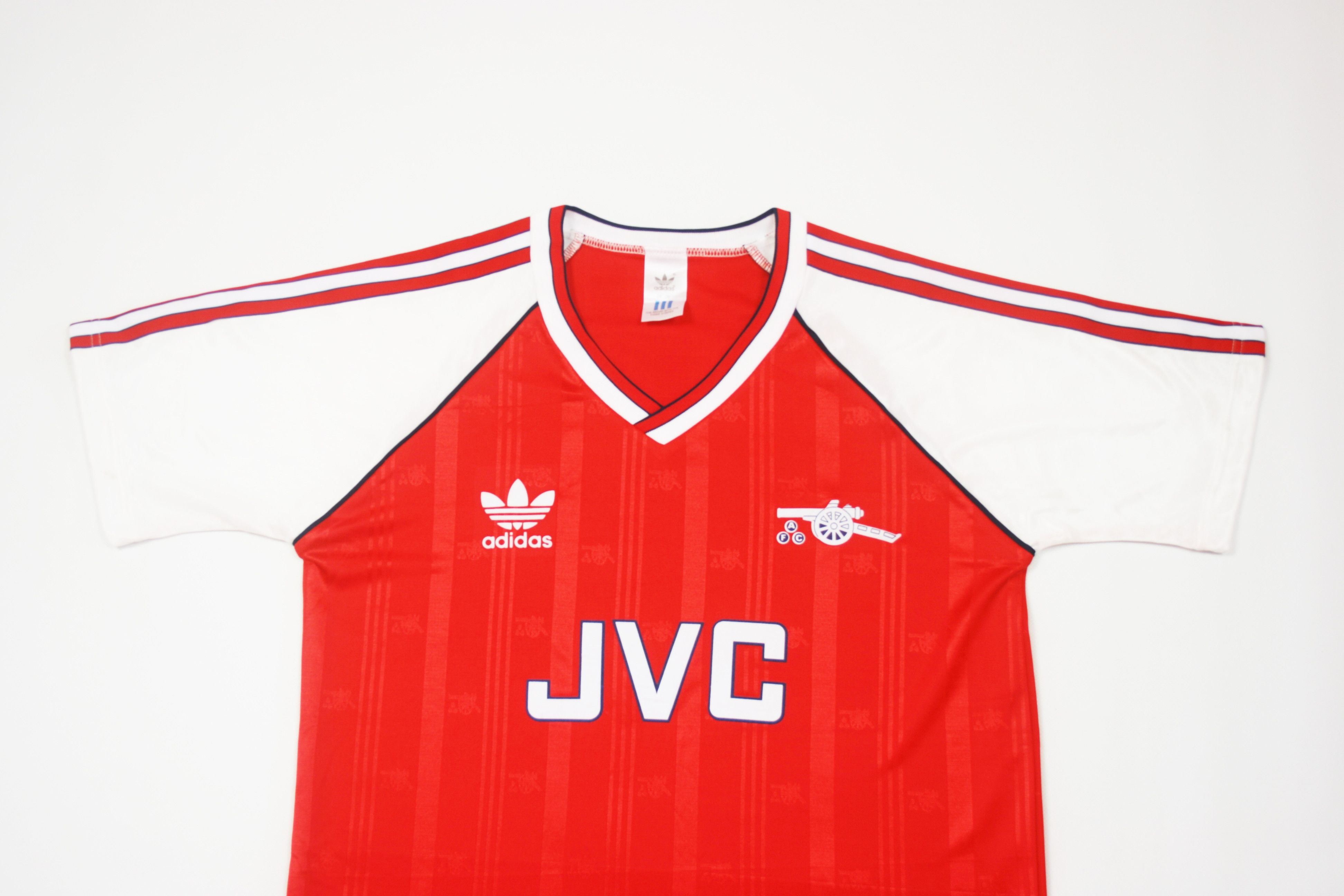 Adidas 1988/90 Arsenal Home Shirt Football Jersey Vintage Size US S / EU 44-46 / 1 - 3 Thumbnail