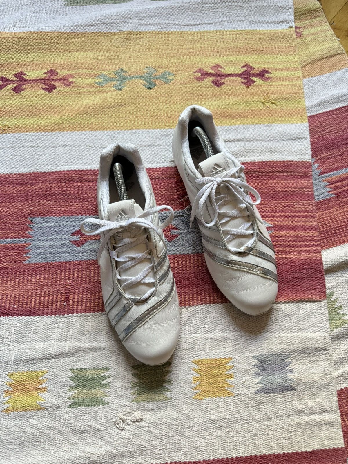Vintage Vintage Women’s 2010 Adidas Darinca y2k Low Leather Sneakers Size US 10 / IT 40 - 4 Thumbnail