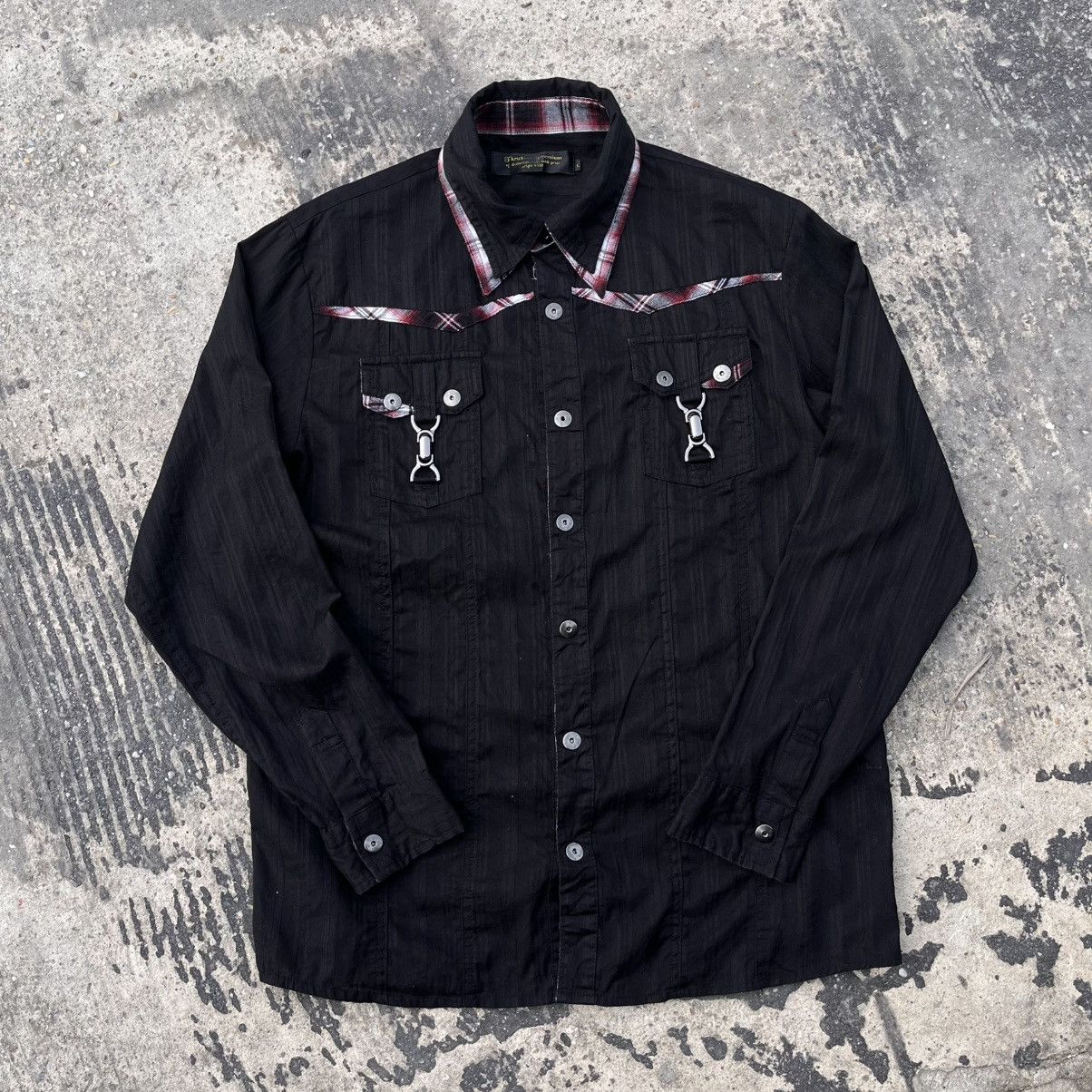 If Six Was Nine Y2K Punk shirt thruxton double neck Size US L / EU 52-54 / 3 - 2 Thumbnail