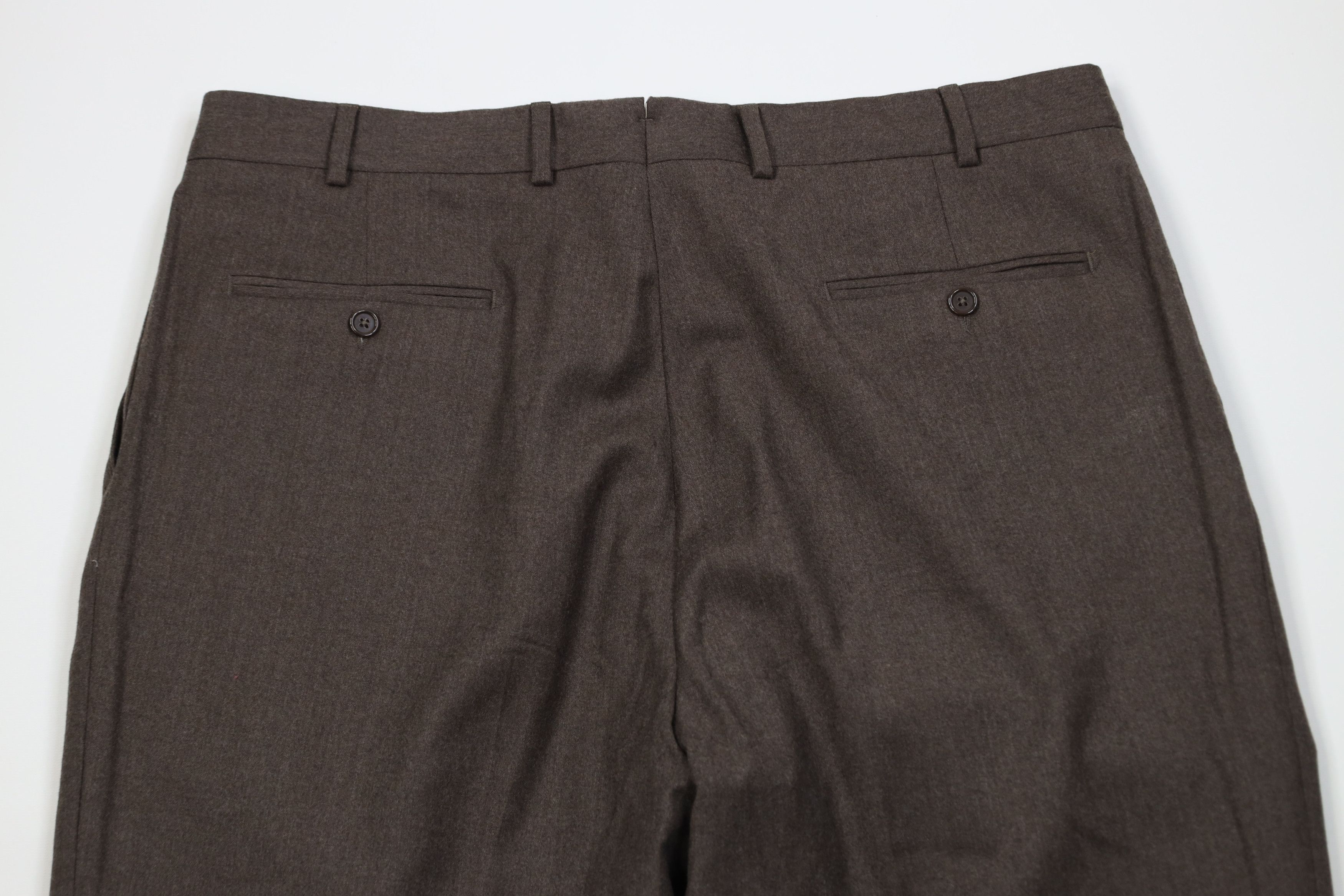 Vintage Vintage Streetwear Blend Knit Wide Leg Chino Pants Brown Size US 38 / EU 54 - 12 Thumbnail