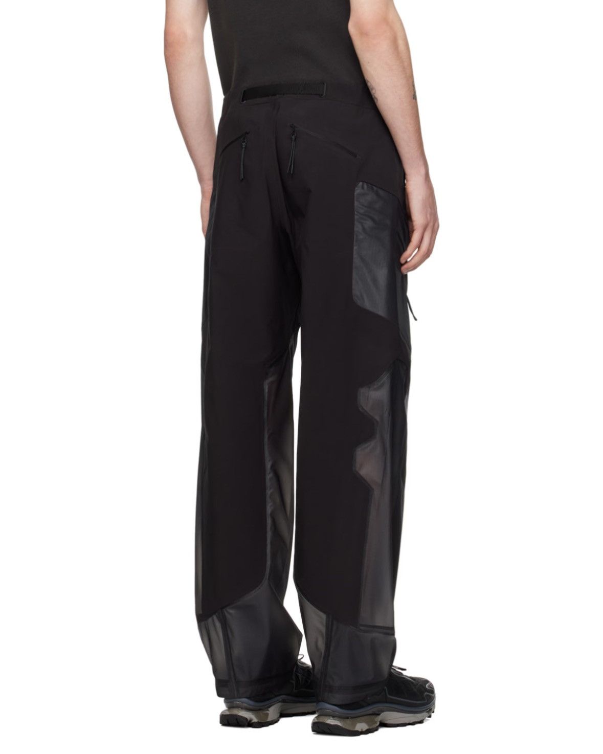 _J.L-A.L_ NEW Black Constructivism Cargo Pants Size US 30 / EU 46 - 3 Thumbnail