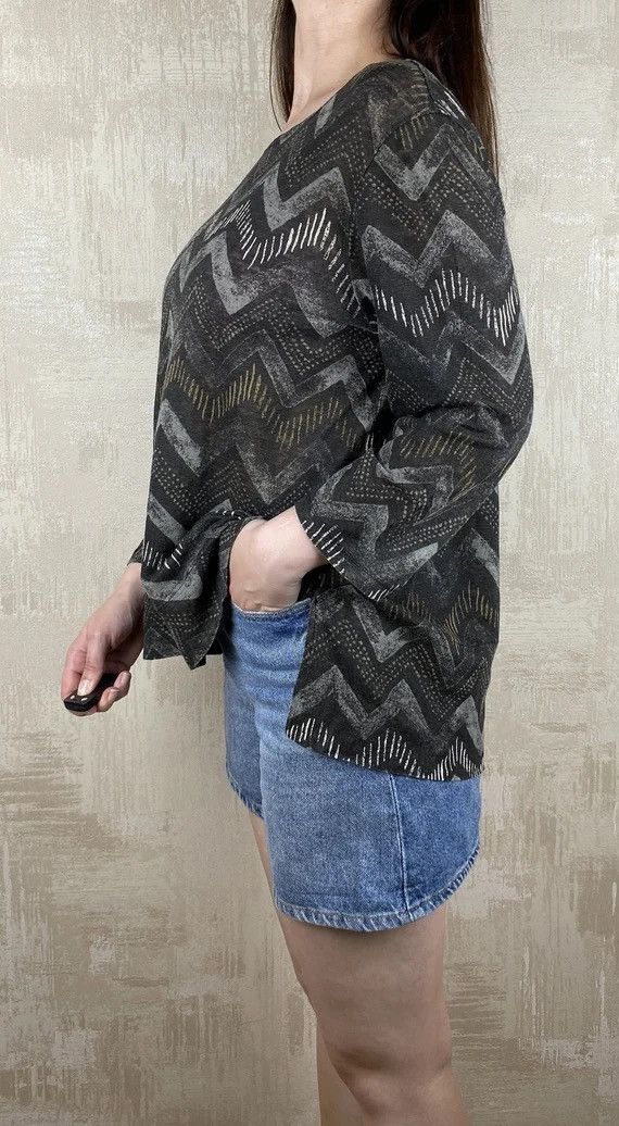 Designer Gudrun Sjoden 100% linen avant garde blouse tunic Size M / US 6-8 / IT 42-44 - 3 Thumbnail