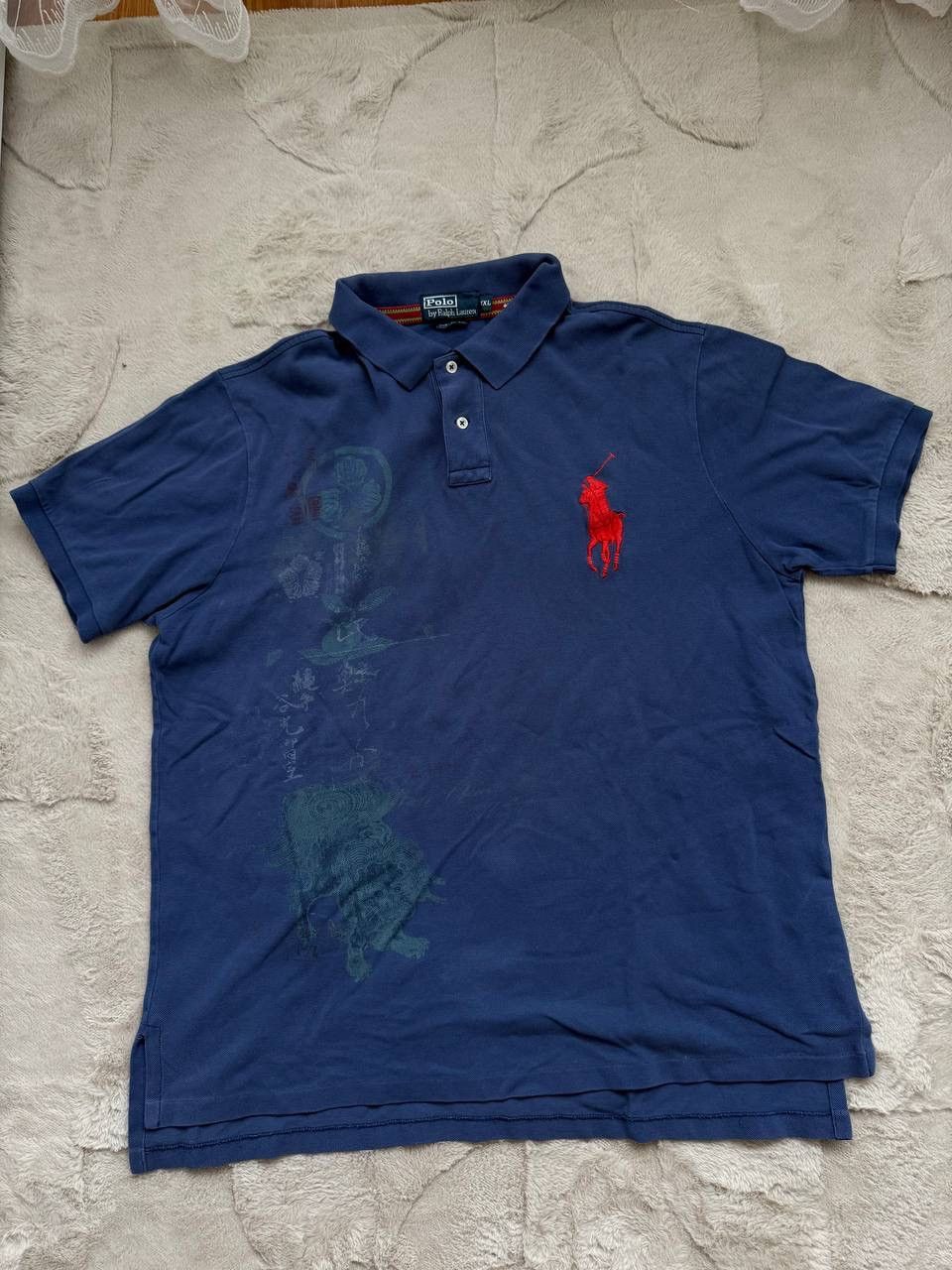 Polo Ralph Lauren Vintage Y2K Polo Ralph Lauren T Shirt Size US XXL / EU 58 / 5 - 1 Thumbnail