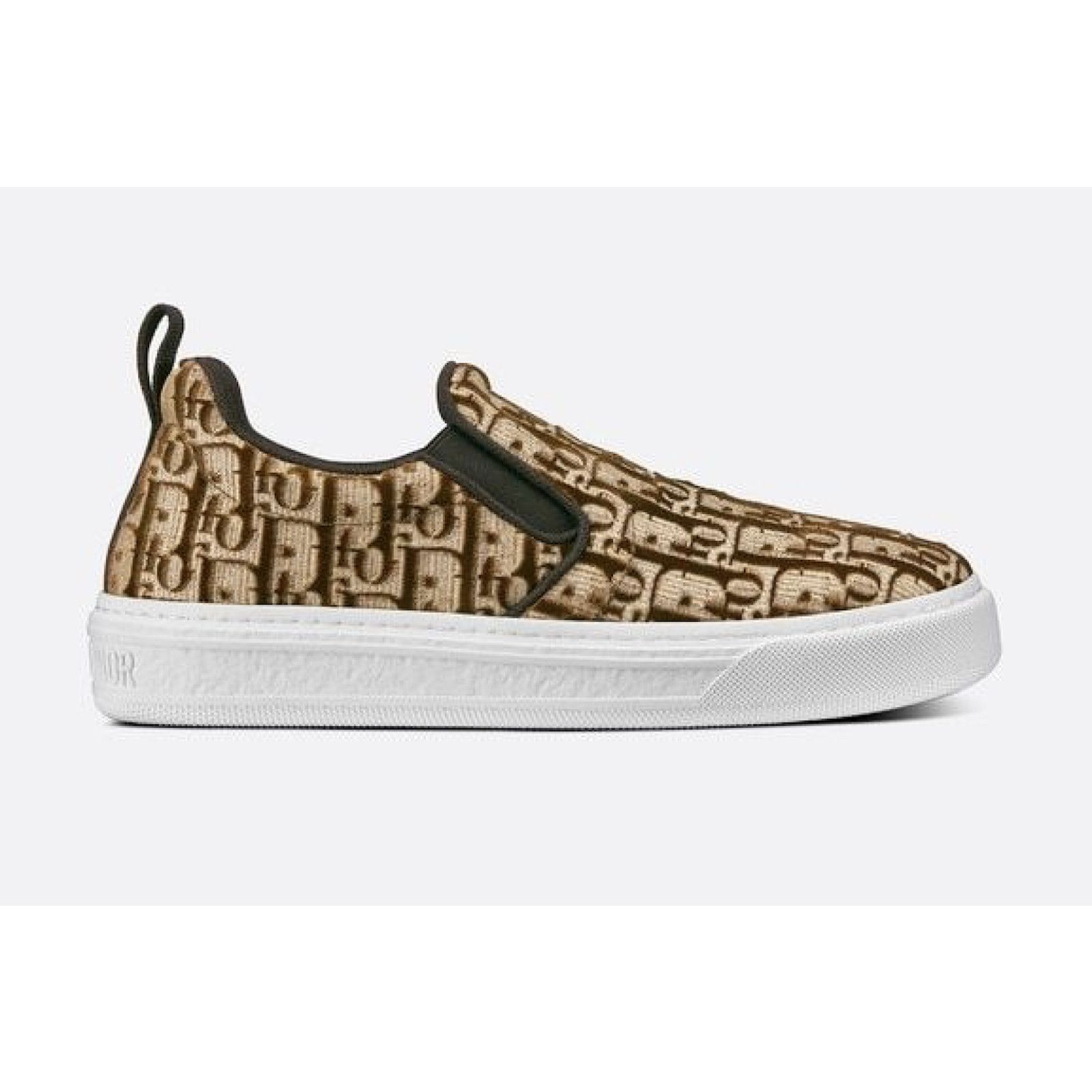 Dior Solar Oblique Logo White Flat Skate Slip On Low Sneaker 36 Size US 6 / IT 36 - 4 Thumbnail