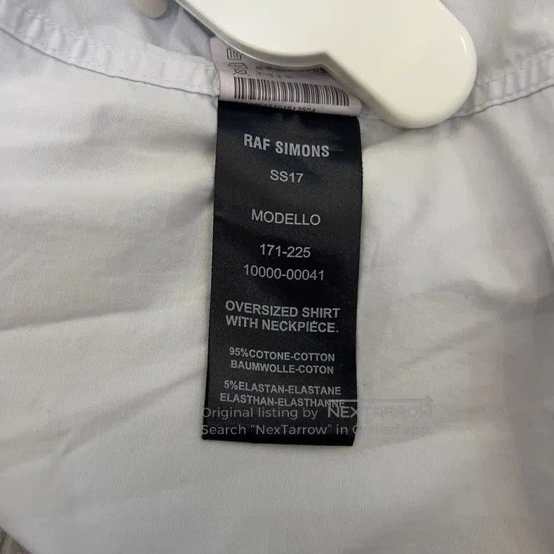 Raf Simons Raf Simons SS17 White Shirt with Graphic. Size US M / EU 48-50 / 2 - 5 Thumbnail