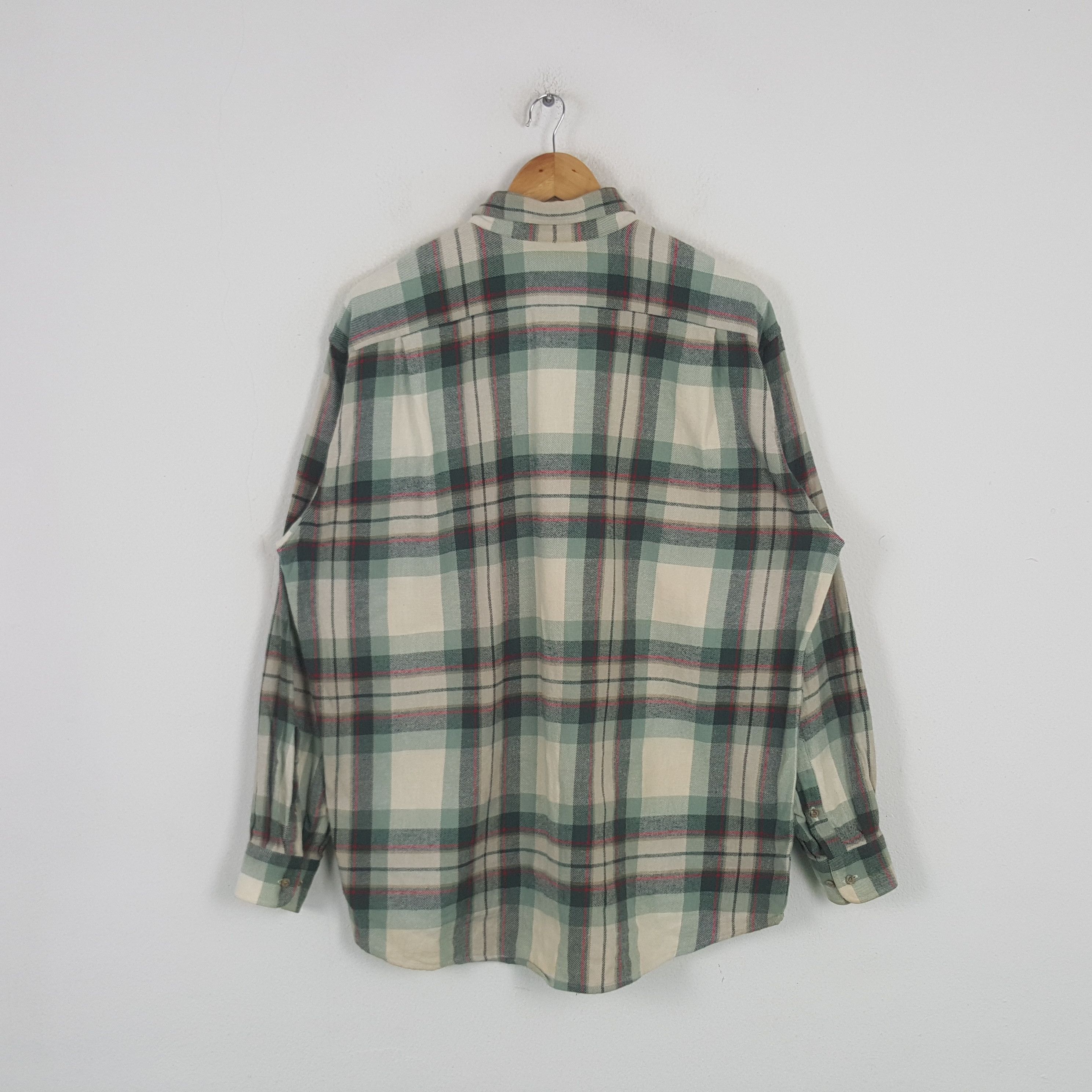 Lacoste Vintage Lacoste Flannel Shirt Button Up C285N71 Size US XXL / EU 58 / 5 - 3 Thumbnail