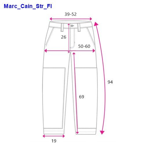 Other Marc Cain Pink Floral Print Stretch Pants Womens N4 (M) Size 30" / US 8 / IT 44 - 2 Thumbnail