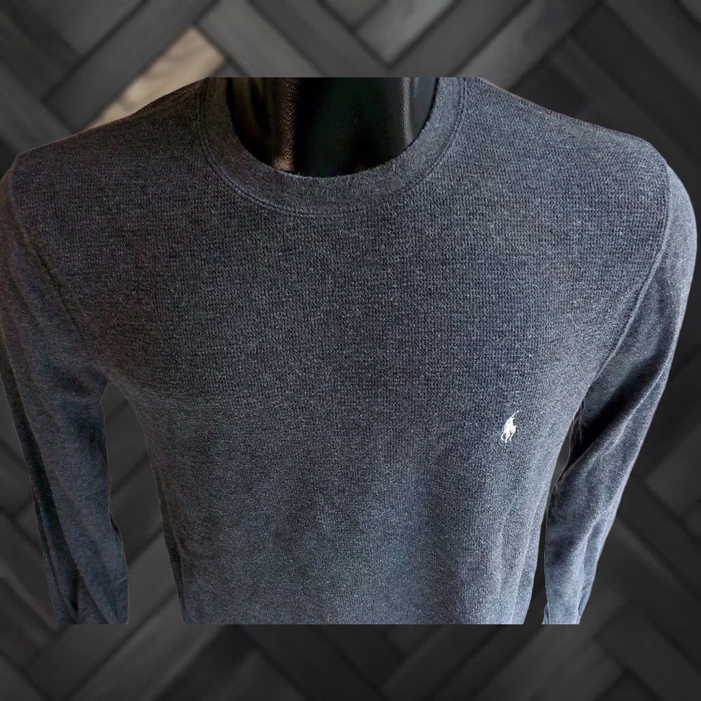 Polo Ralph Lauren Polo Ralph Lauren Waffle Weave T Shirt Gray Polo Ralph Lauren Shirt Mens M Gray 60% Cotton 40% Polyester Winter/90s vibes Size US M / EU 48-50 / 2 - 1 Thumbnail