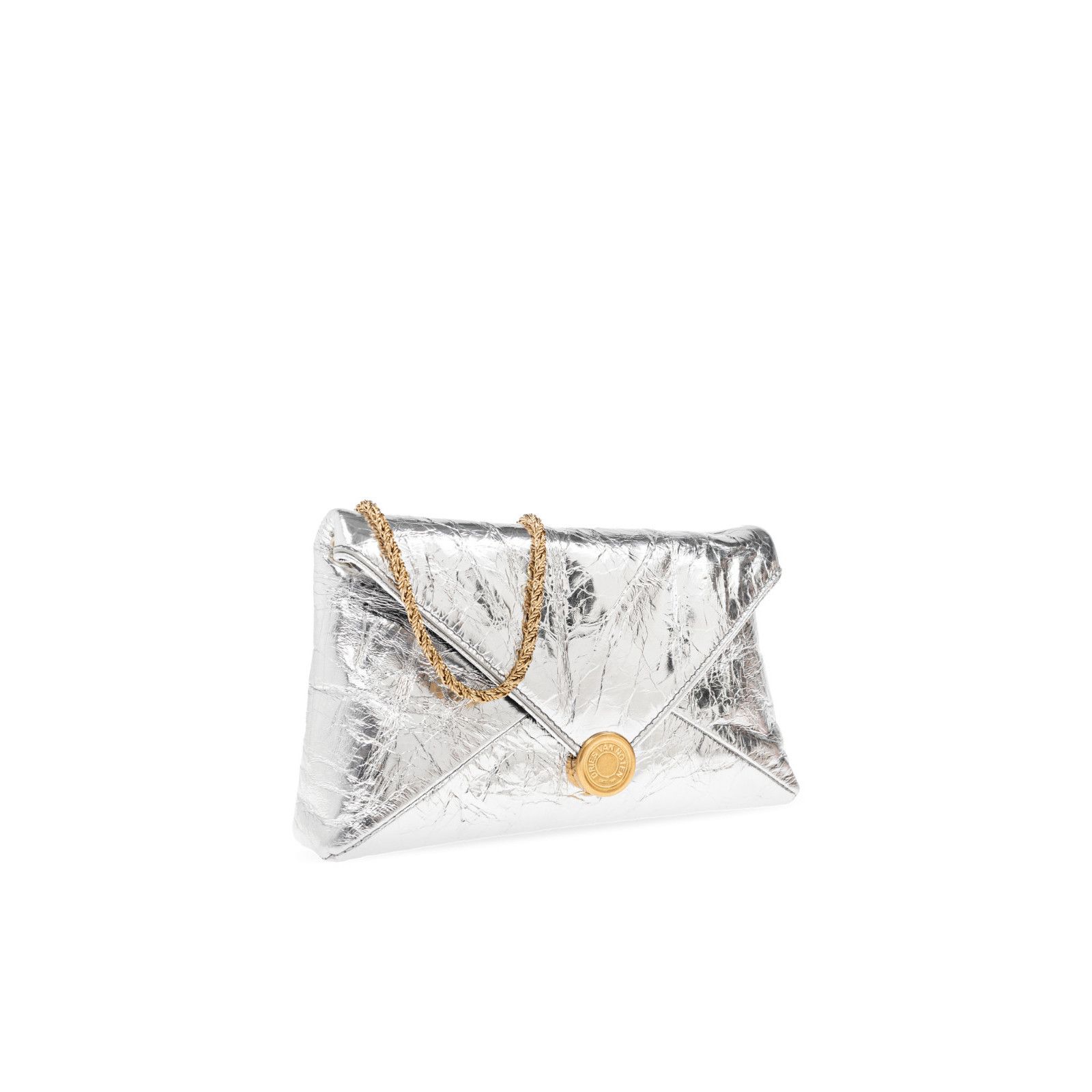 Dries Van Noten DRIES VAN NOTEN Silver Clutch Bag New & Authentic Size ONE SIZE - 3 Thumbnail