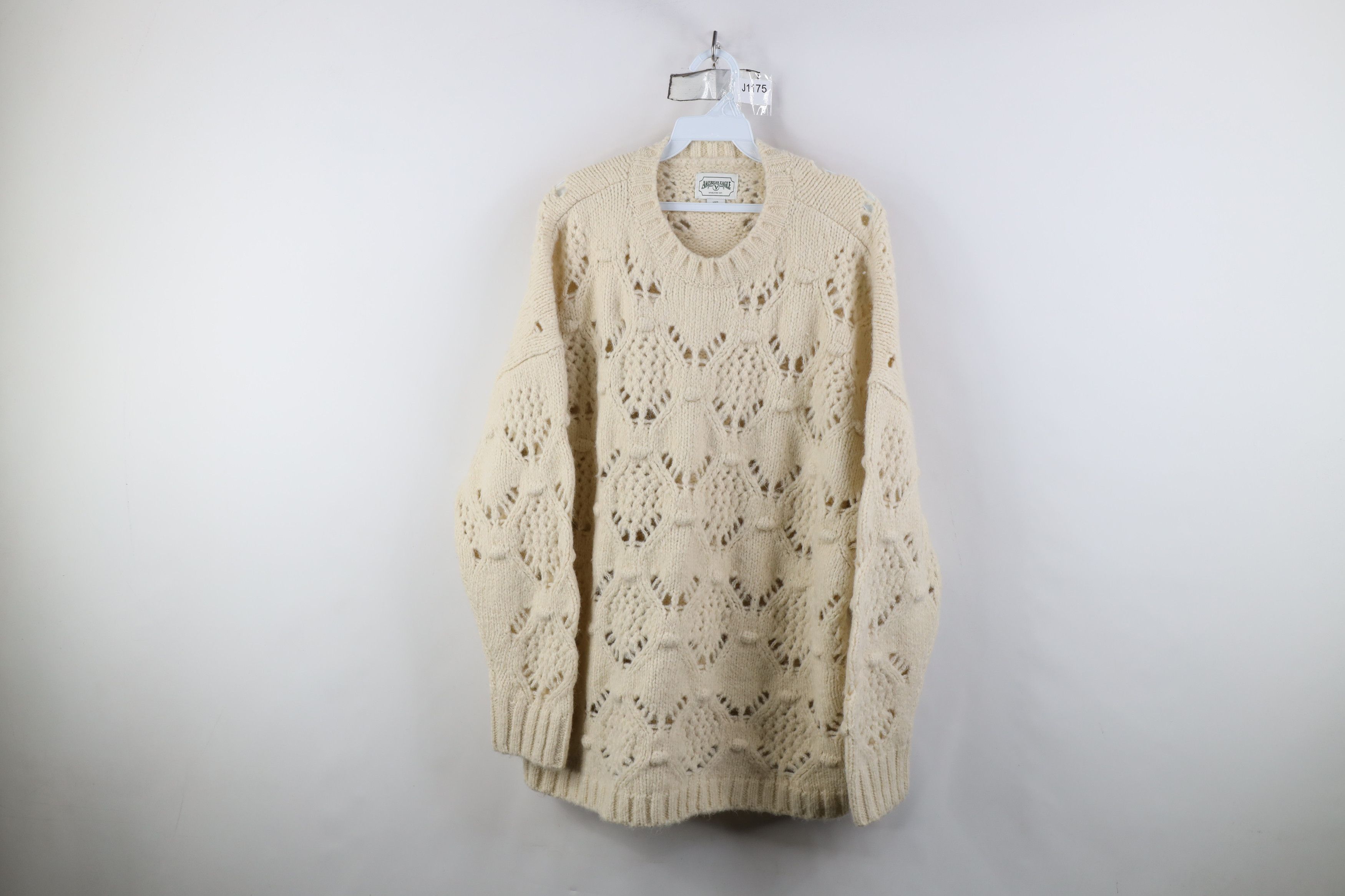 American Eagle Outfitters Vintage Y2K American Eagle Outfitters Wool Blend Sweater Size L / US 10 / IT 46 - 1 Thumbnail