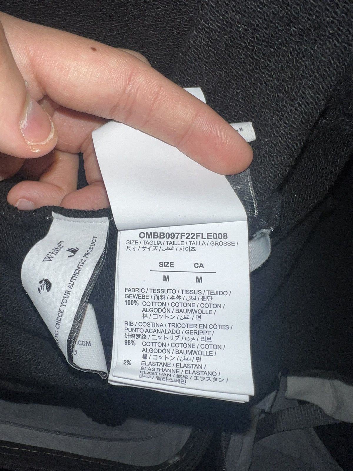 Off-White Off white hoodie Size US M / EU 48-50 / 2 - 5 Thumbnail