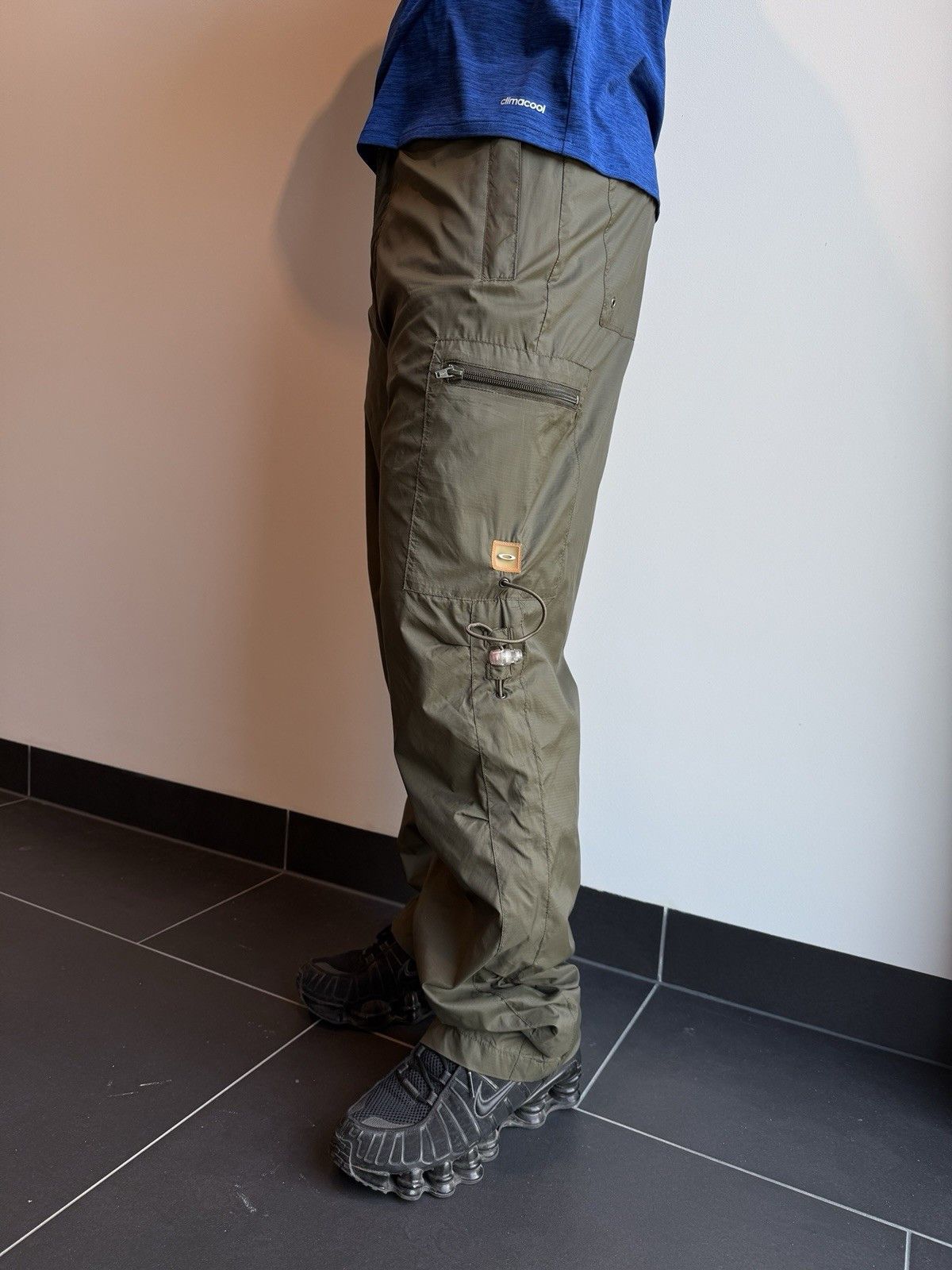 Oakley Vintage 2000s Oakley Software Mens Pants Nylon Pockets Size US 30 / EU 46 - 4 Thumbnail