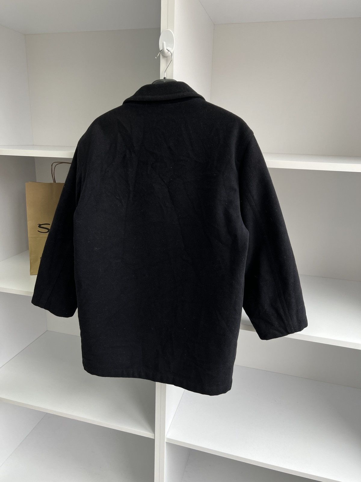 Lacoste × Vintage Lacoste Vintage Wool Bomber Jacket Lined Dark Navy Size US M / EU 48-50 / 2 - 14 Thumbnail