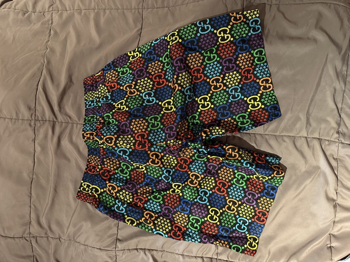 Gucci Gucci GG Psychedelic Men’s Swim Trunks Size US 31 - 3 Thumbnail