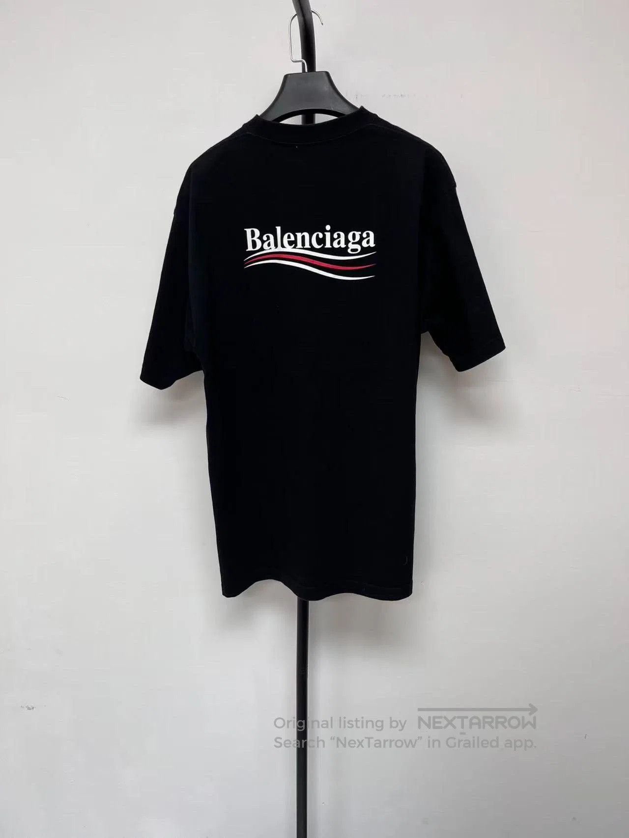 Balenciaga Balenciaga Men's Printed Oversized Crew Neck T-Shirt. Size US XS / EU 42 / 0 - 2 Thumbnail