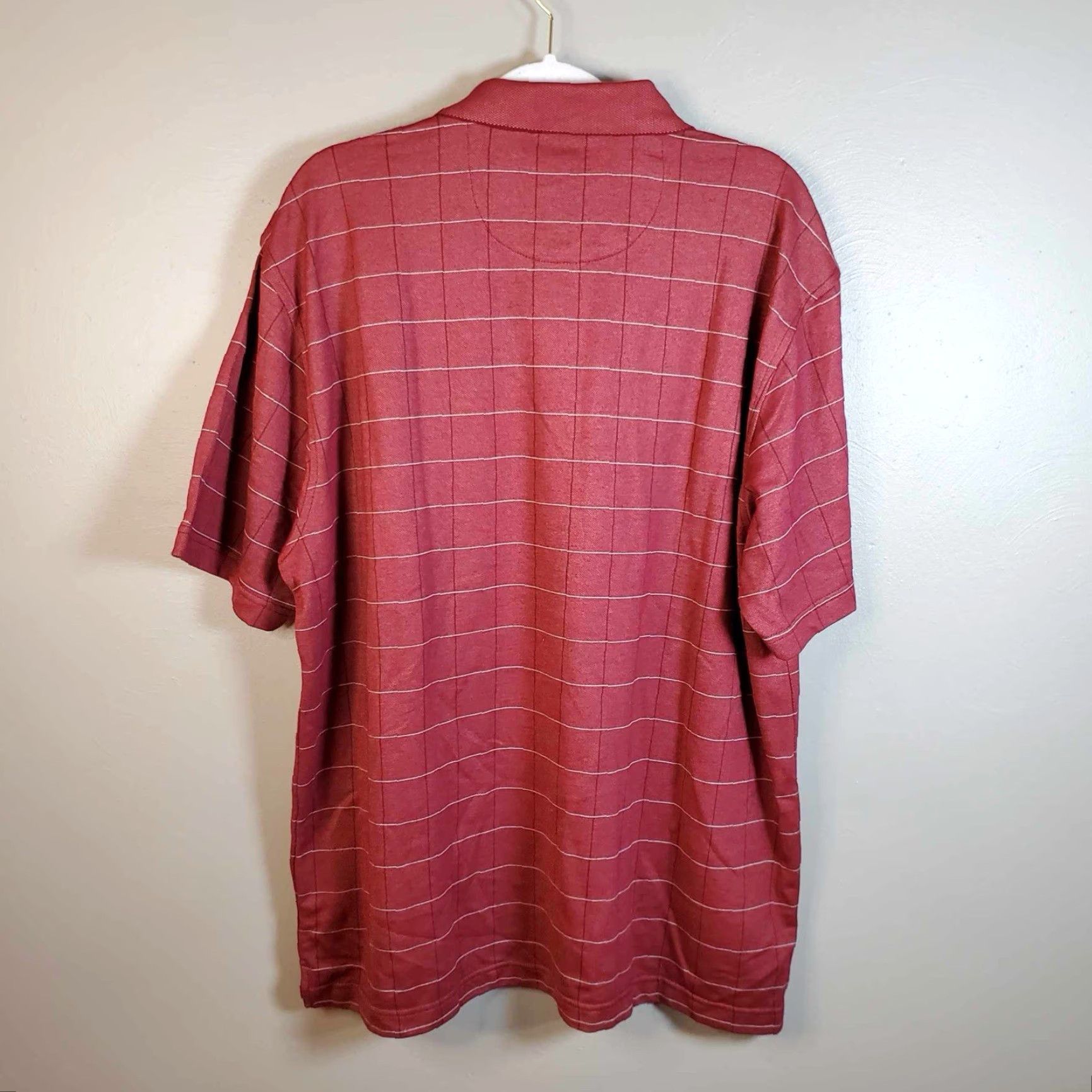 Van Heusen Van Heusen Shirt Mens XLT Red Short Sleeve Button Up NWT Size US XL / EU 56 / 4 - 6 Thumbnail