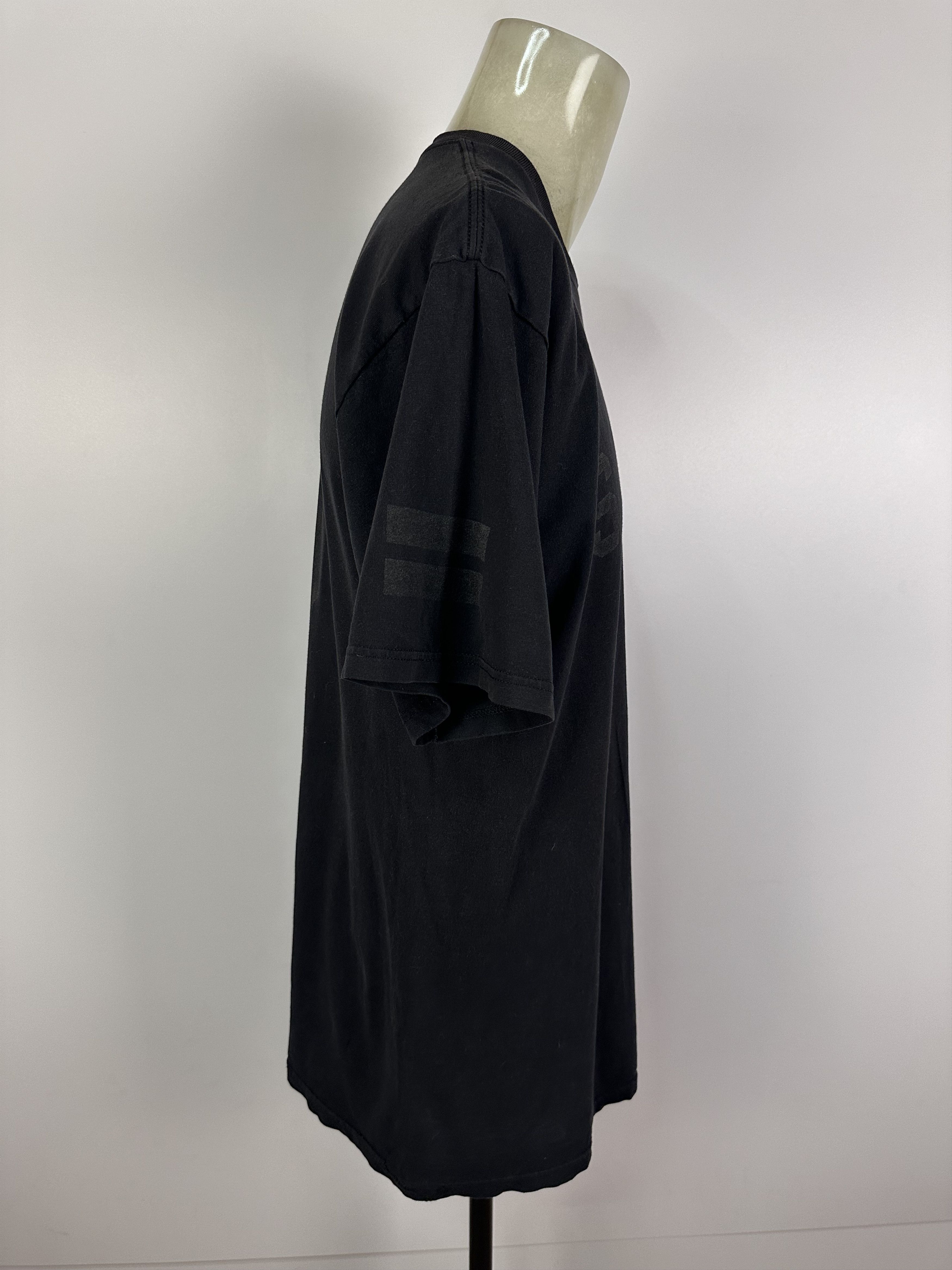 Stussy × Vintage STUSSY REFLECTIVE T SHIRT 80 BLACK SIZE XL MENS Size US XL / EU 56 / 4 - 7 Thumbnail