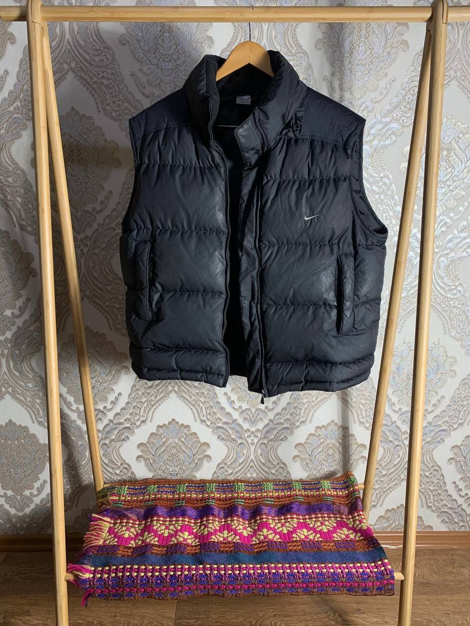 Nike VINTAGE NIKE PUFFER DOWN VEST RETRO DRILL SWOOSH Y2K 90s SK8 Size US XL / EU 56 / 4 - 2 Thumbnail