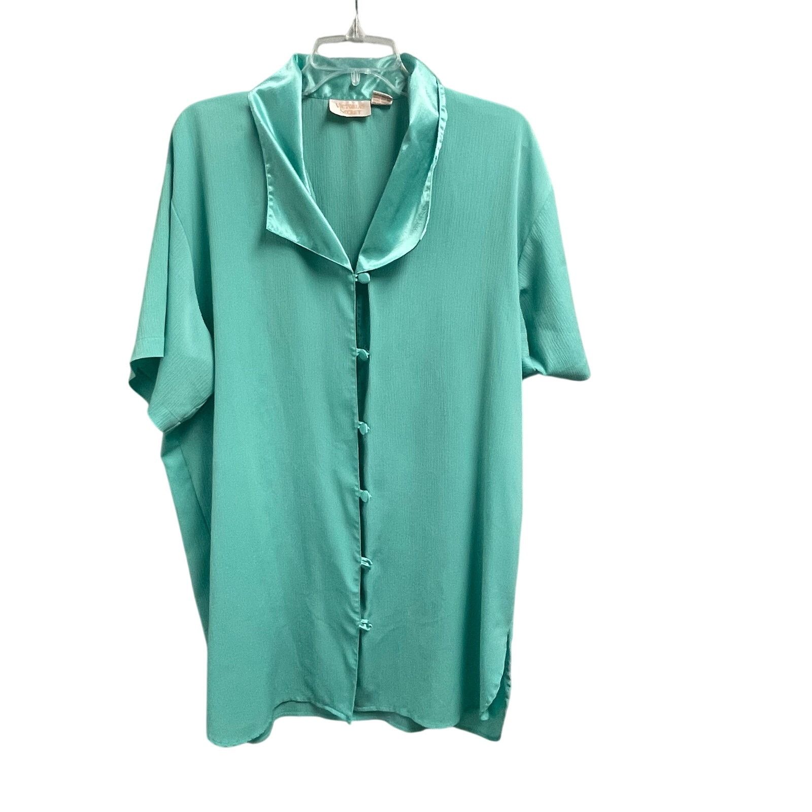 Victoria's Secret Victorias Secret Gold Label Vintage Sleep Shirt M/L Button Size ONE SIZE - 1 Thumbnail