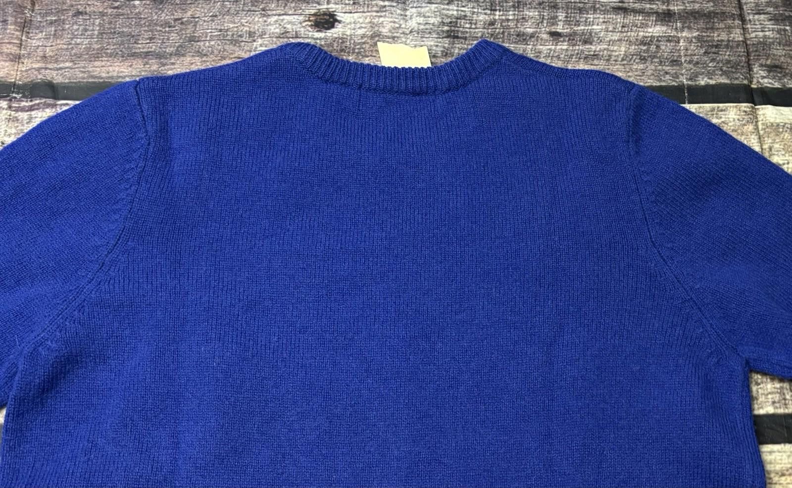 Old Navy Old Navy Sweater Womens Medium Lambswool Blue Crew Neck Size M / US 6-8 / IT 42-44 - 6 Thumbnail