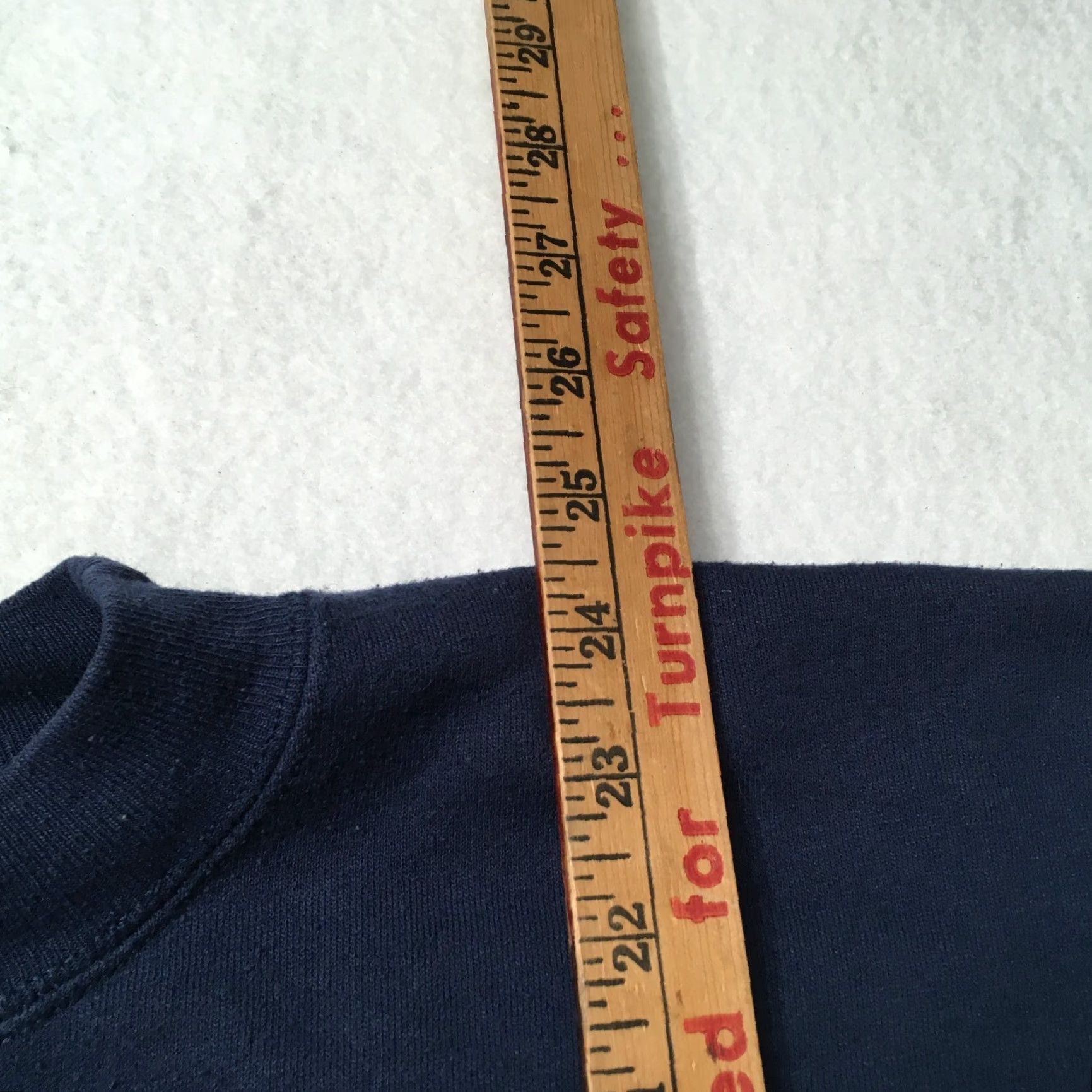 Vintage MC Sports Sweater Men Navy Large Embroidered USA Flag God Bless America Blue Pullover Casual Modern Shirt Size US L / EU 52-54 / 3 - 7 Thumbnail