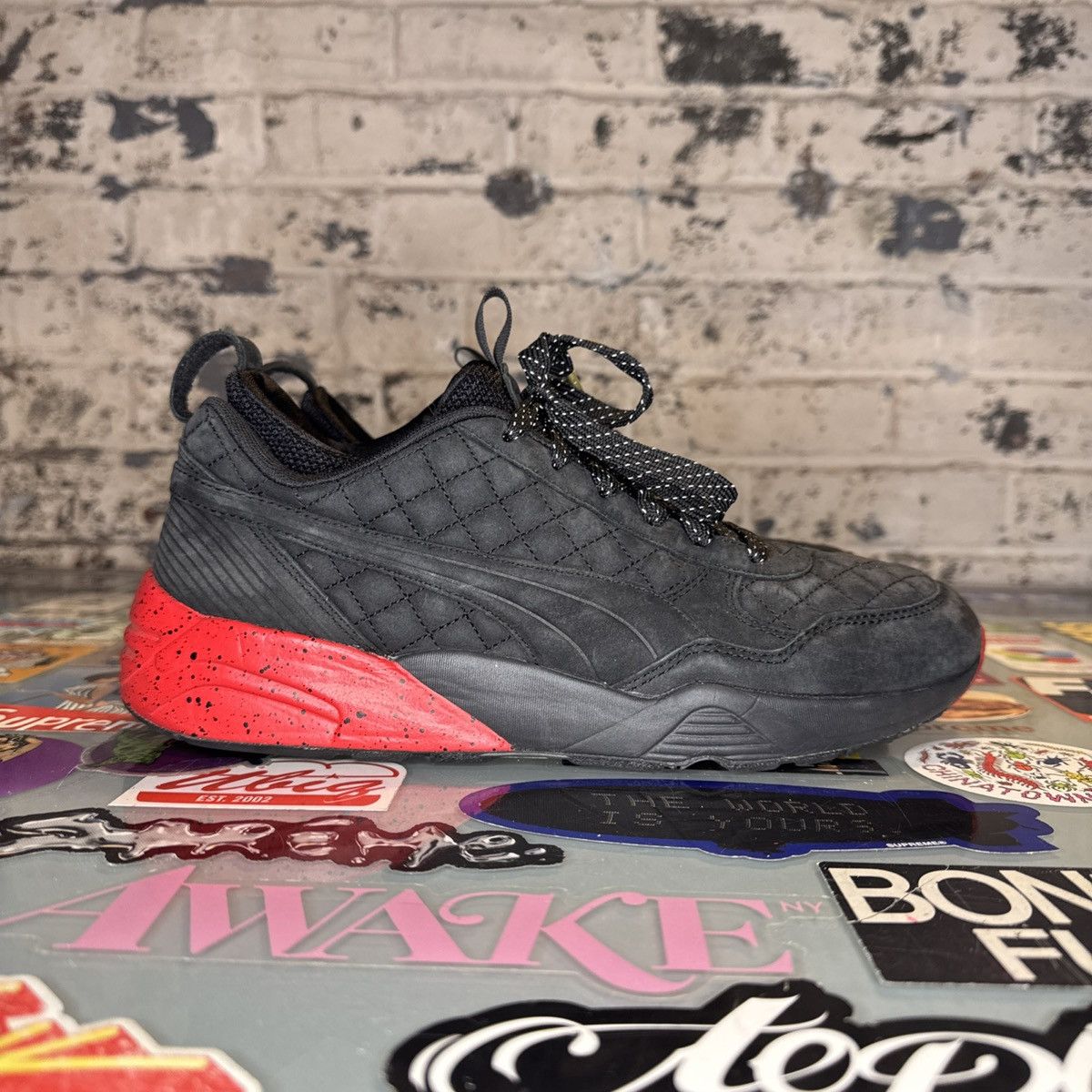Highsnobiety × Kith × Puma PUMA R698 Ronnie Fieg Highsnobiety A Tale of Two Cities 9.5 Size US 9.5 / EU 42-43 - 3 Thumbnail
