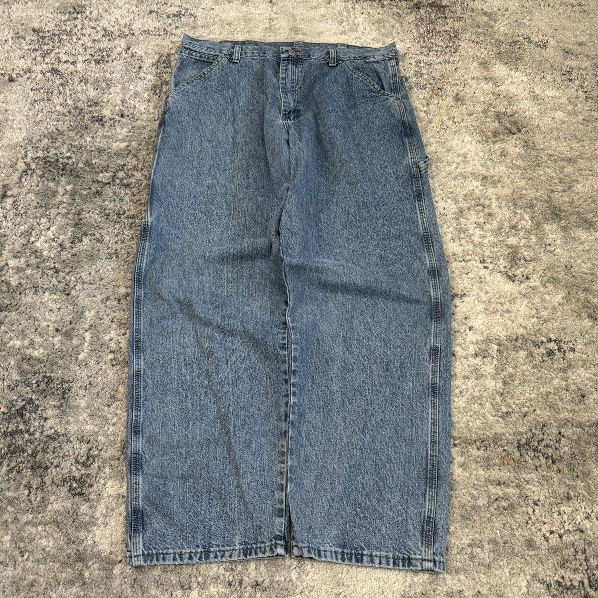 Vintage × Wrangler Essential Vintage y2k Wrangler wide leg baggy carpenter jean Size US 34 / EU 50 - 2 Thumbnail