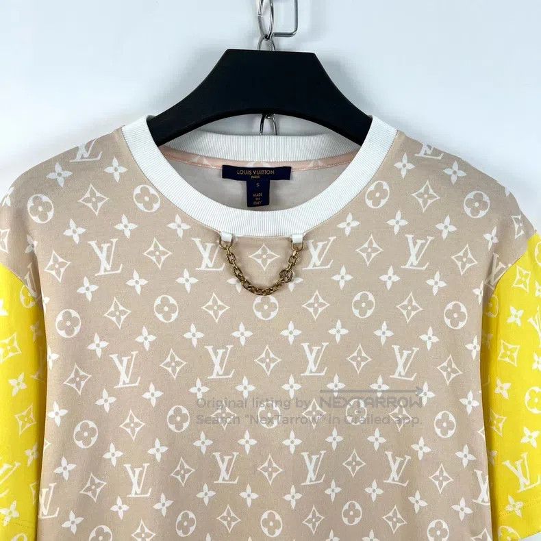 Louis Vuitton Louis Vuitton Color-block presbyopic chain full print T-sh Size US S / EU 44-46 / 1 - 3 Thumbnail