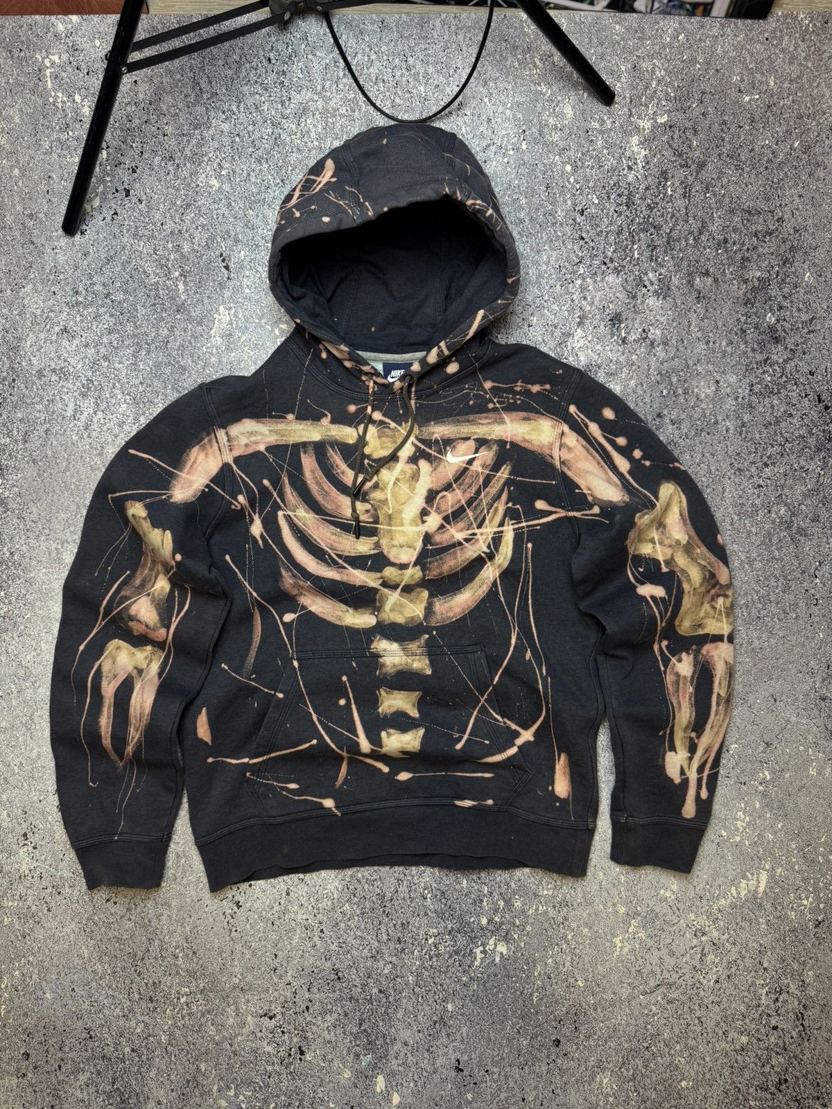 Nike CRAZY CUSTOM NIKE SKELETON HOODIE Size US S / EU 44-46 / 1 - 1 Thumbnail