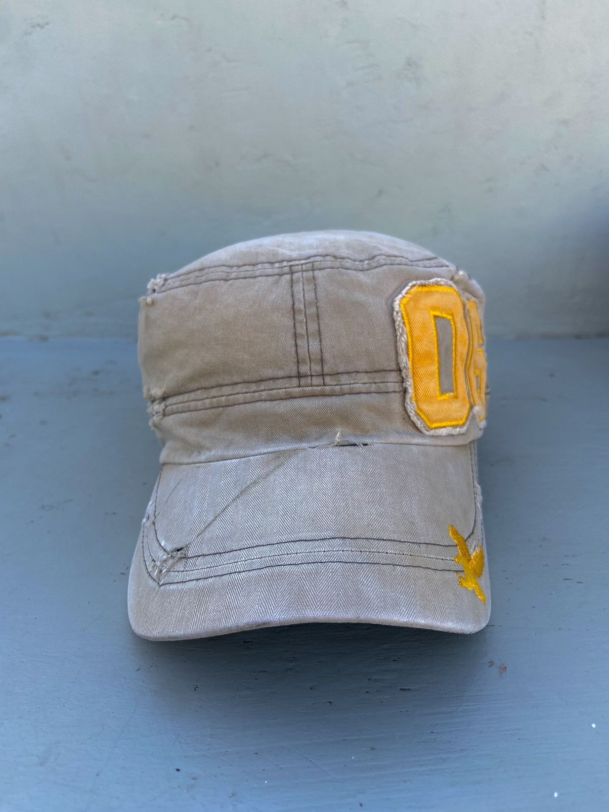 If Six Was Nine 2000s number six ditsetressed patrol hat Size ONE SIZE - 4 Thumbnail