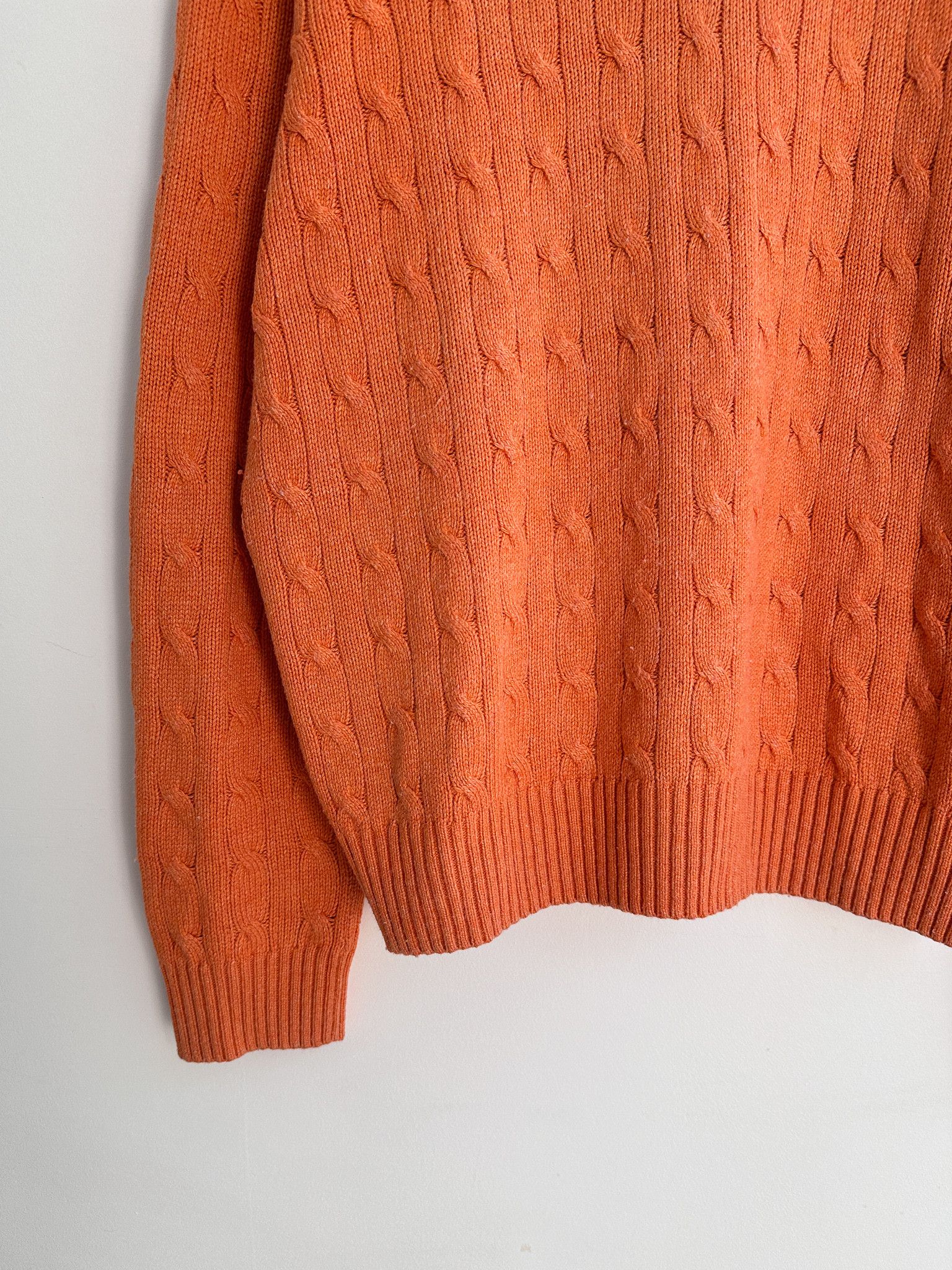 Polo Ralph Lauren Polo Ralph Lauren Orange Knit Sweater Jumper Size US XL / EU 56 / 4 - 4 Thumbnail