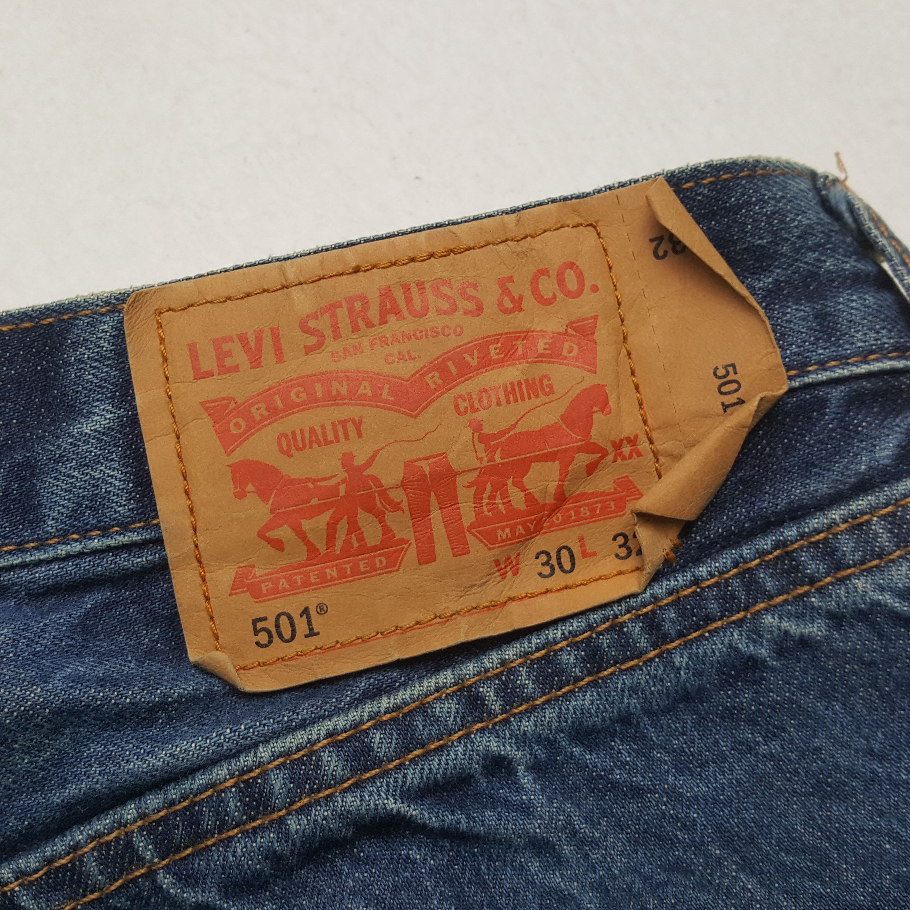 Levi's Levis 501 Streetwear Style Jeans RR8 Size US 32 / EU 48 - 15 Thumbnail