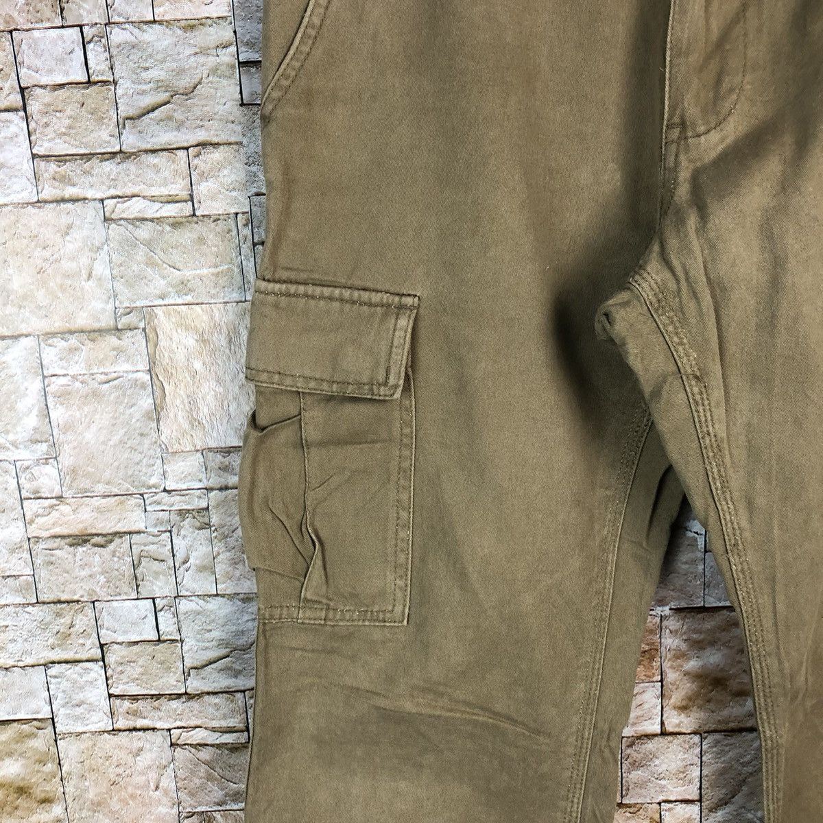 Japanese Brand Red Skins Brown utility Cargo Multipocket Pants #A650 Size US 31 - 10 Thumbnail