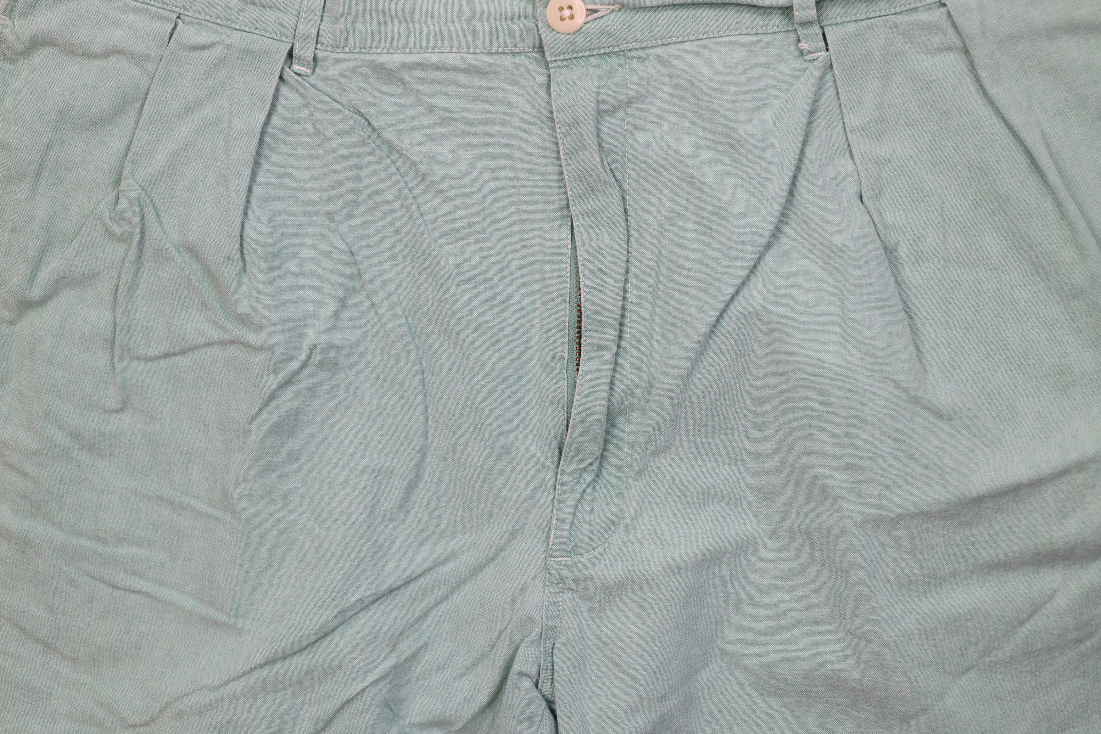 Ralph Lauren Vintage 90s Ralph Lauren Above Knee Chino Shorts Green Size US 40 / EU 56 - 3 Thumbnail