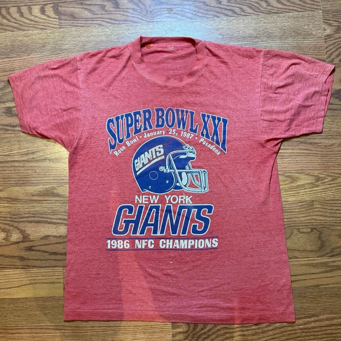 Other 1986 Super Bowl 21 Champions New York Giants size Large Size US L / EU 52-54 / 3 - 1 Thumbnail